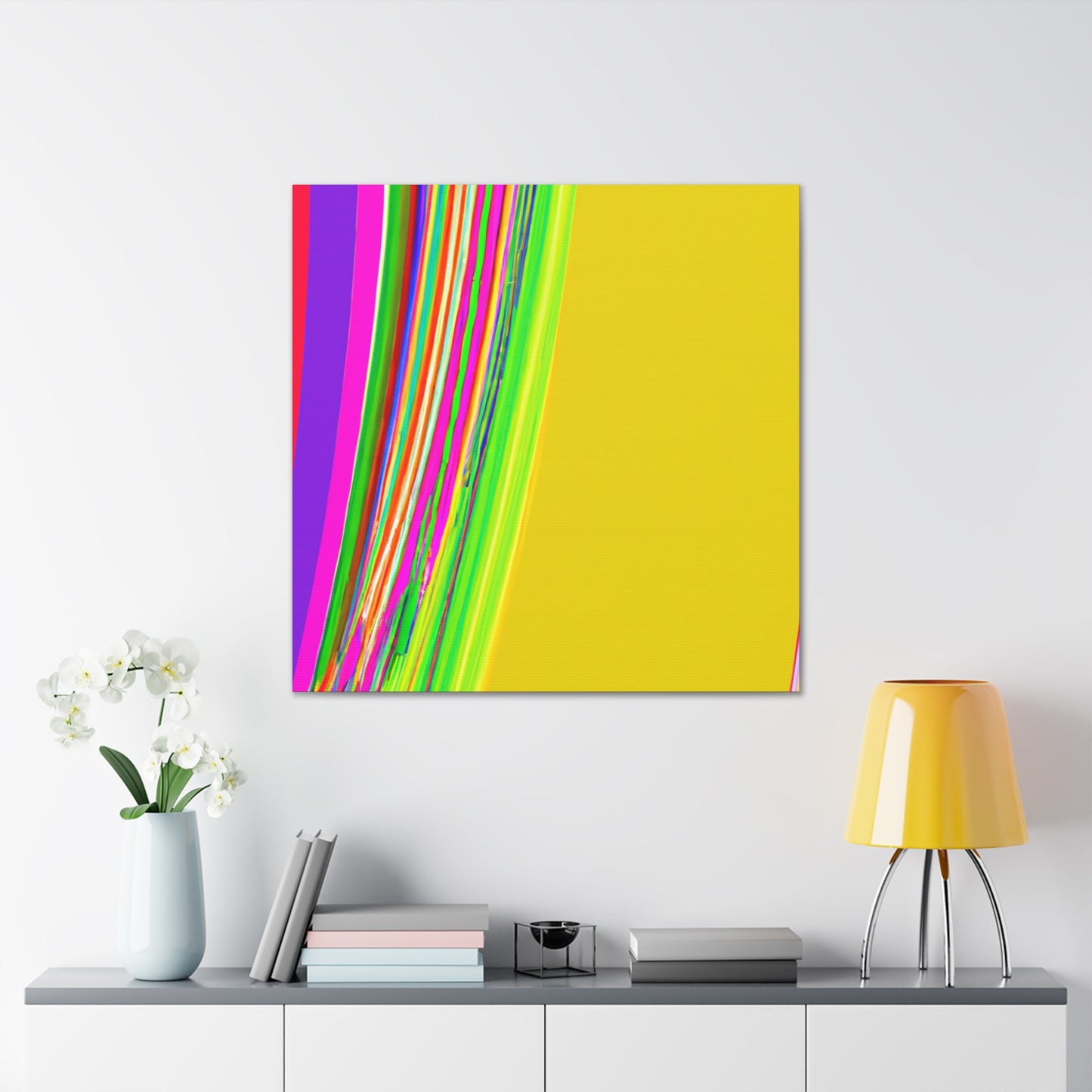 Rainbow Blast - Abstract - Canvas