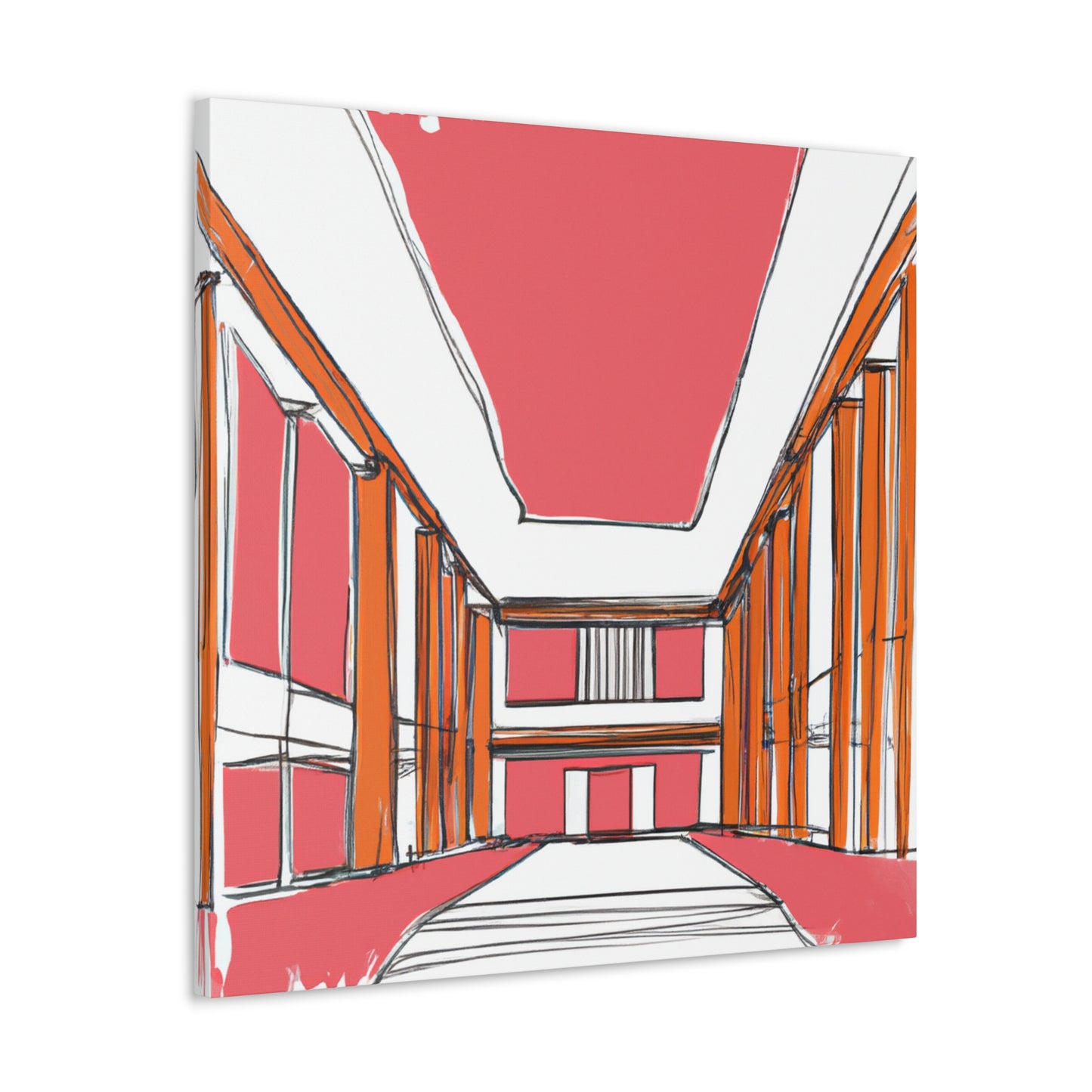 Claudine de Montport - Canvas - Architectural