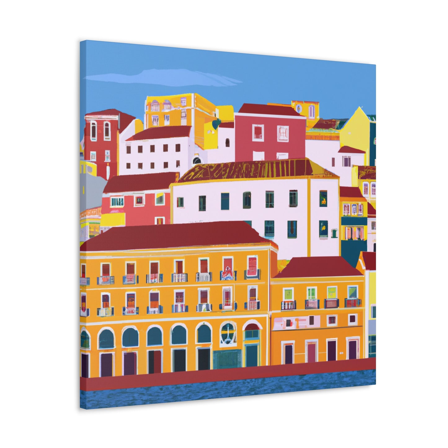 Vibrant Vista - Destination Portugal - Canvas