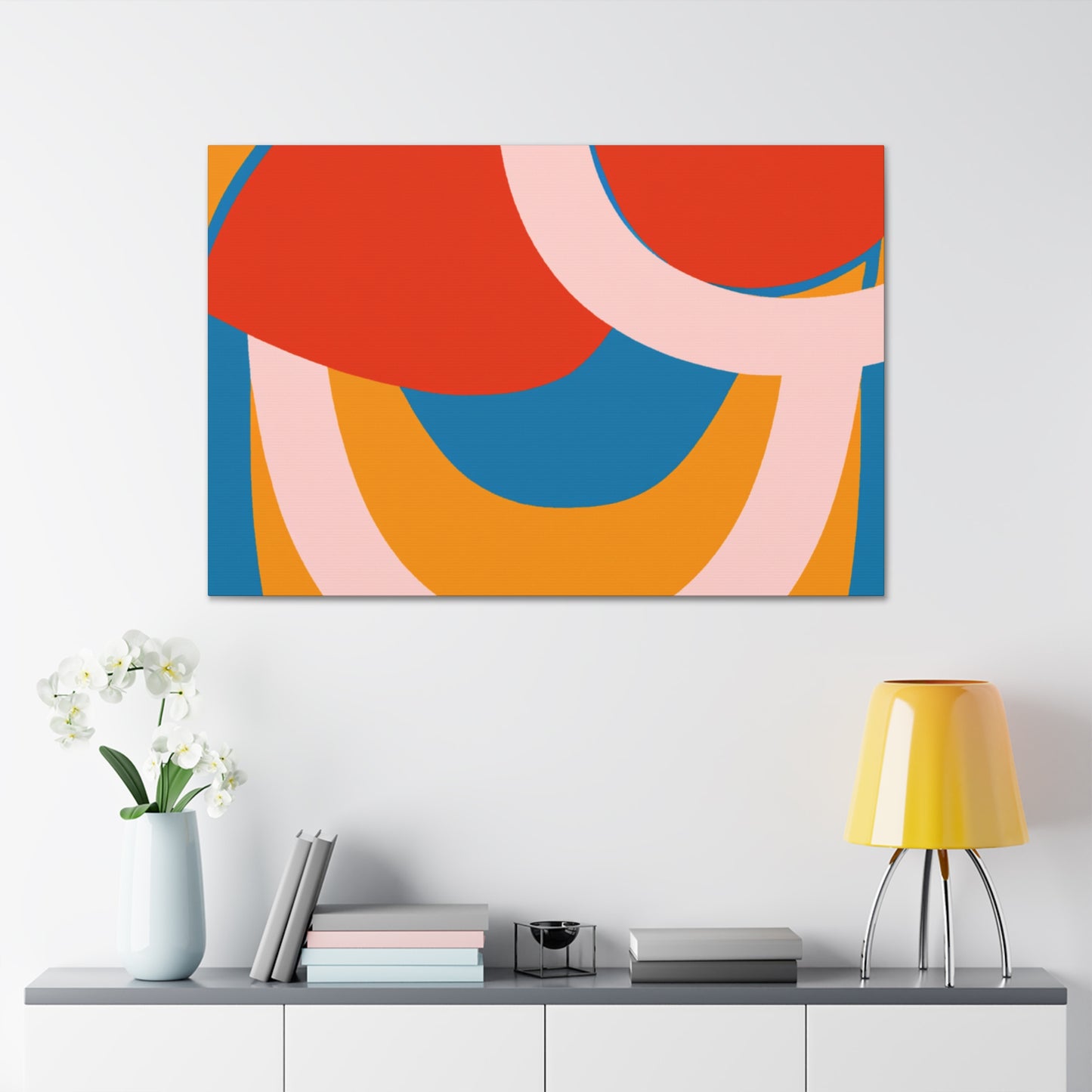 Atomic Burst - Midcentury - Canvas