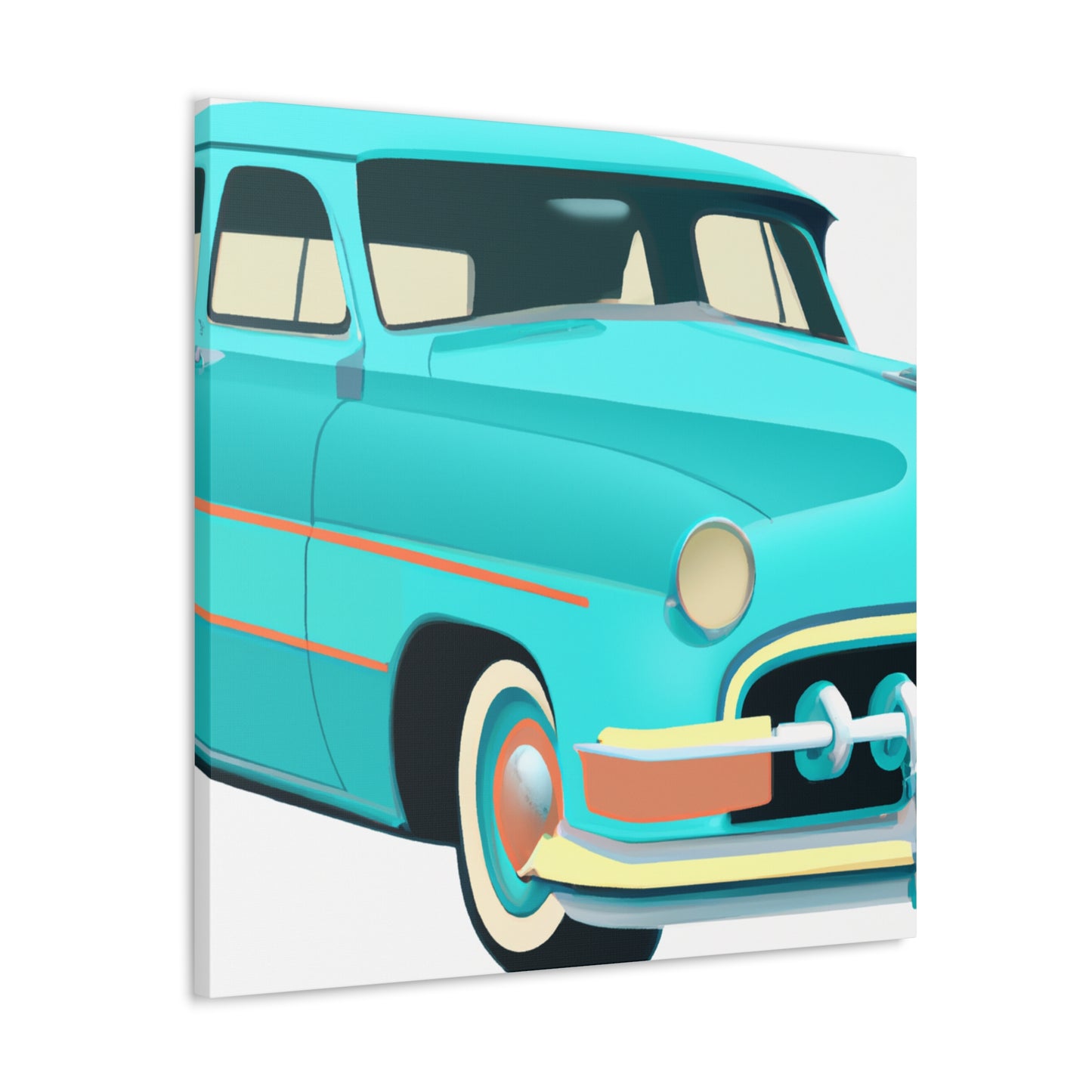 Ford Model-T Automobile - Canvas