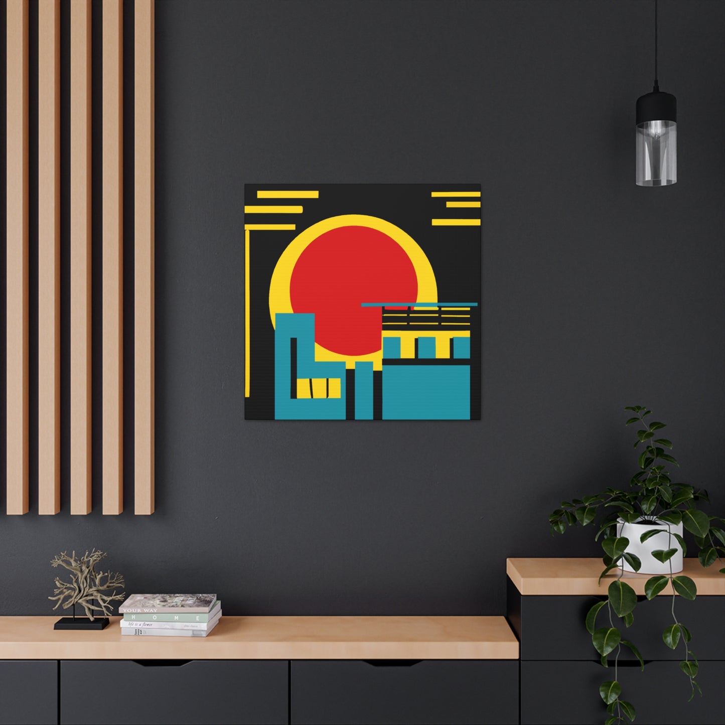 Fireywaddle. - Midcentury Canvas