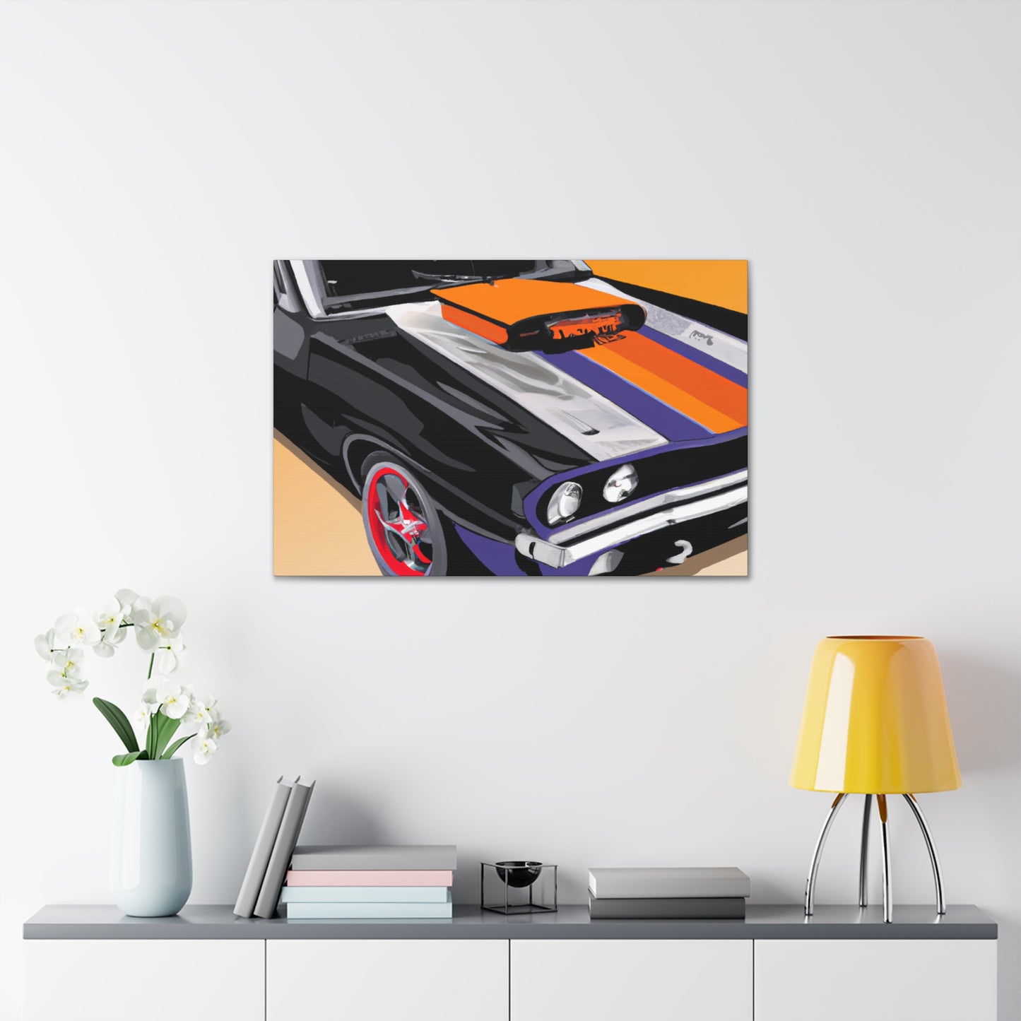 King Rod - Automobile - Canvas