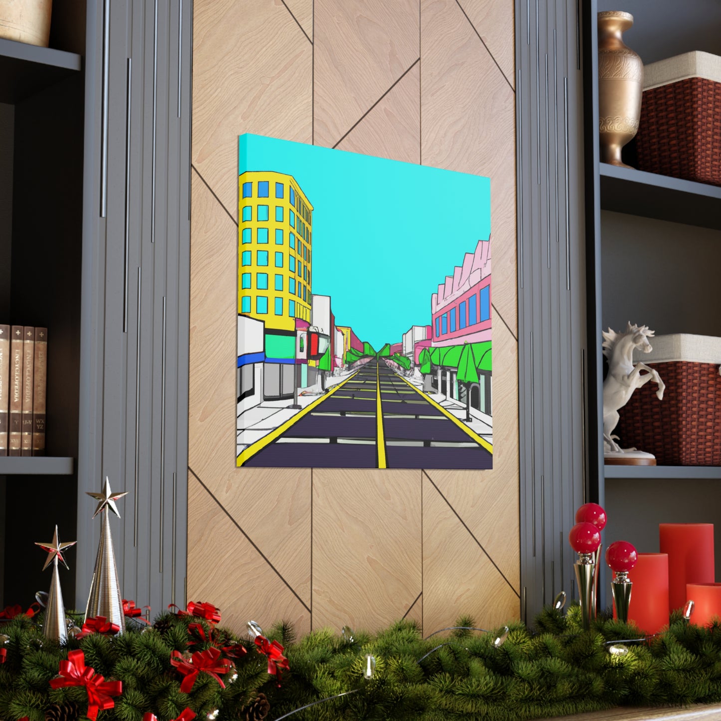 LaLa Way - Architectural Canvas Pop Art