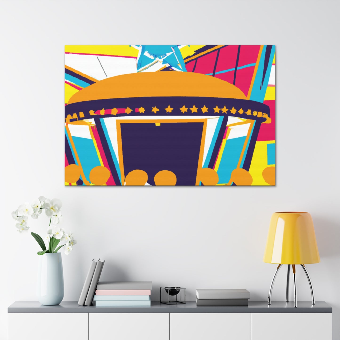 Rock-O-Rama Roller Rink - Canvas Pop Art