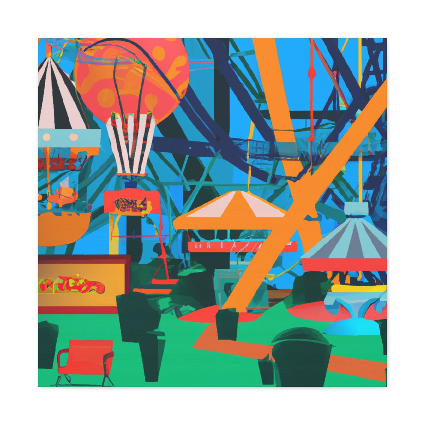 Greenshed - Landscape - Amusement - Canvas