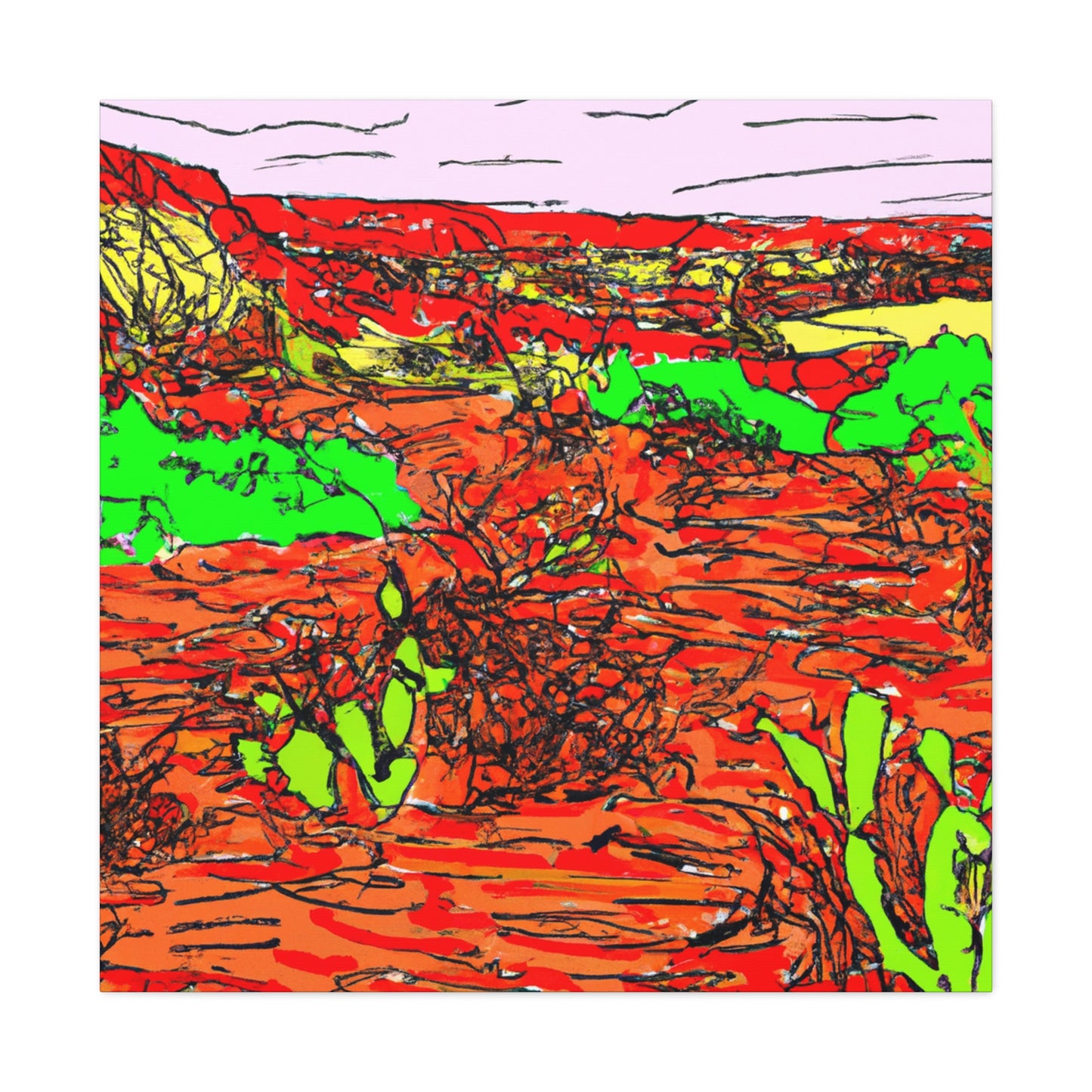 Dune-scape Landscape - Canvas