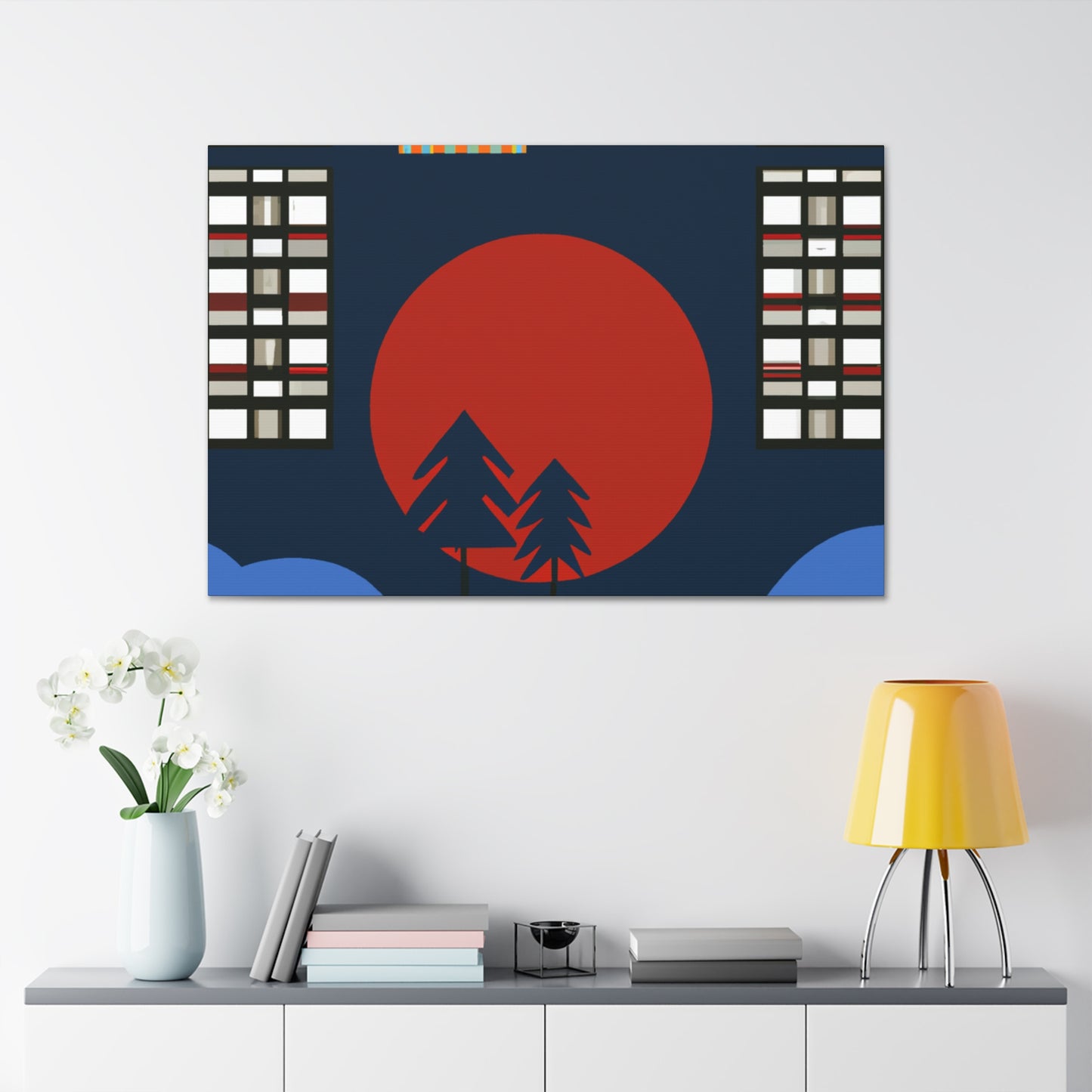 Inspired Recurrence - Midcentury - Canvas