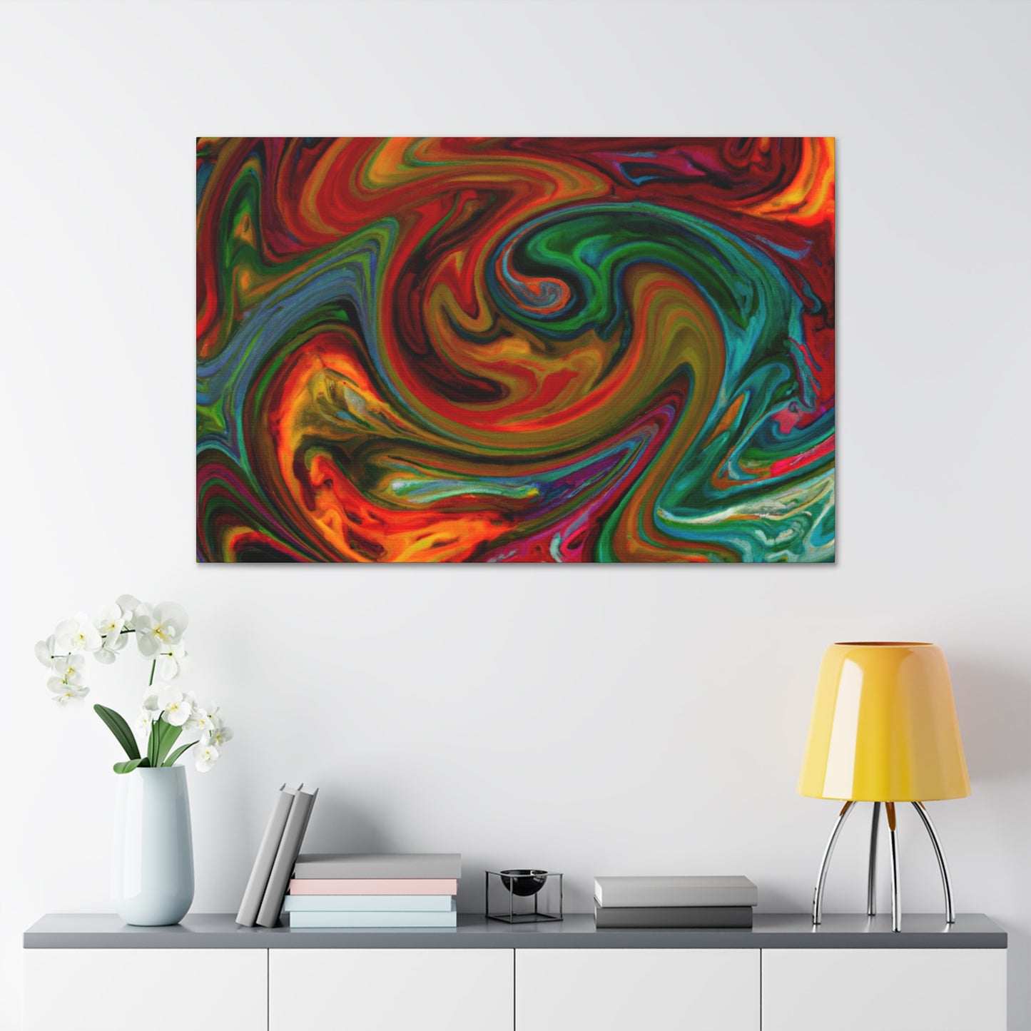 Heated - Canvas - Abstract