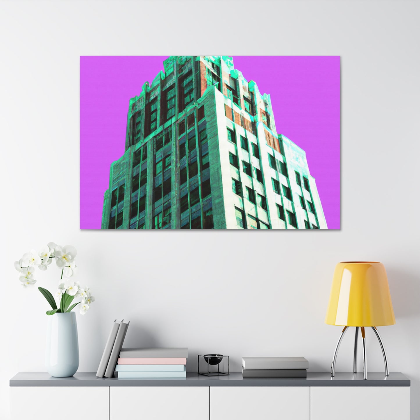 The Prism Palace: A Modern Twist on Art Deco Architecture - Canvas