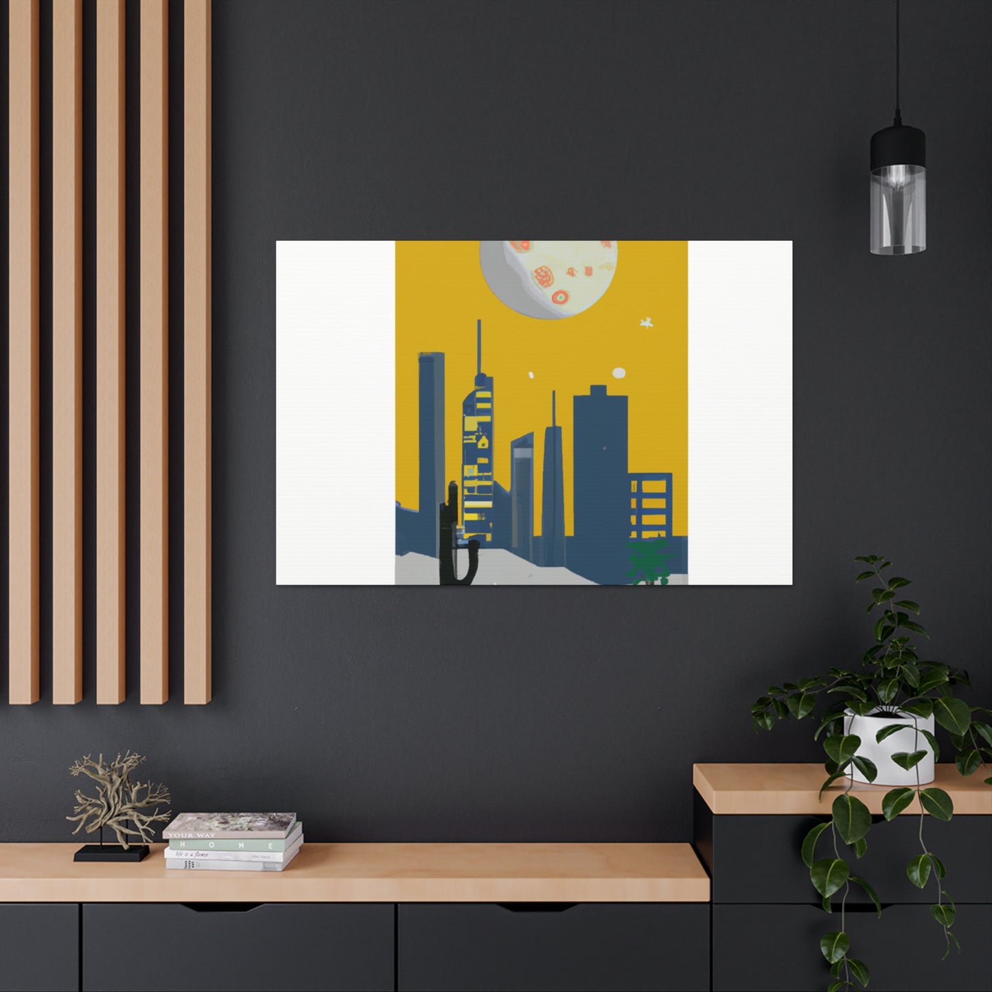 Skyhigh - Midcentury Canvas