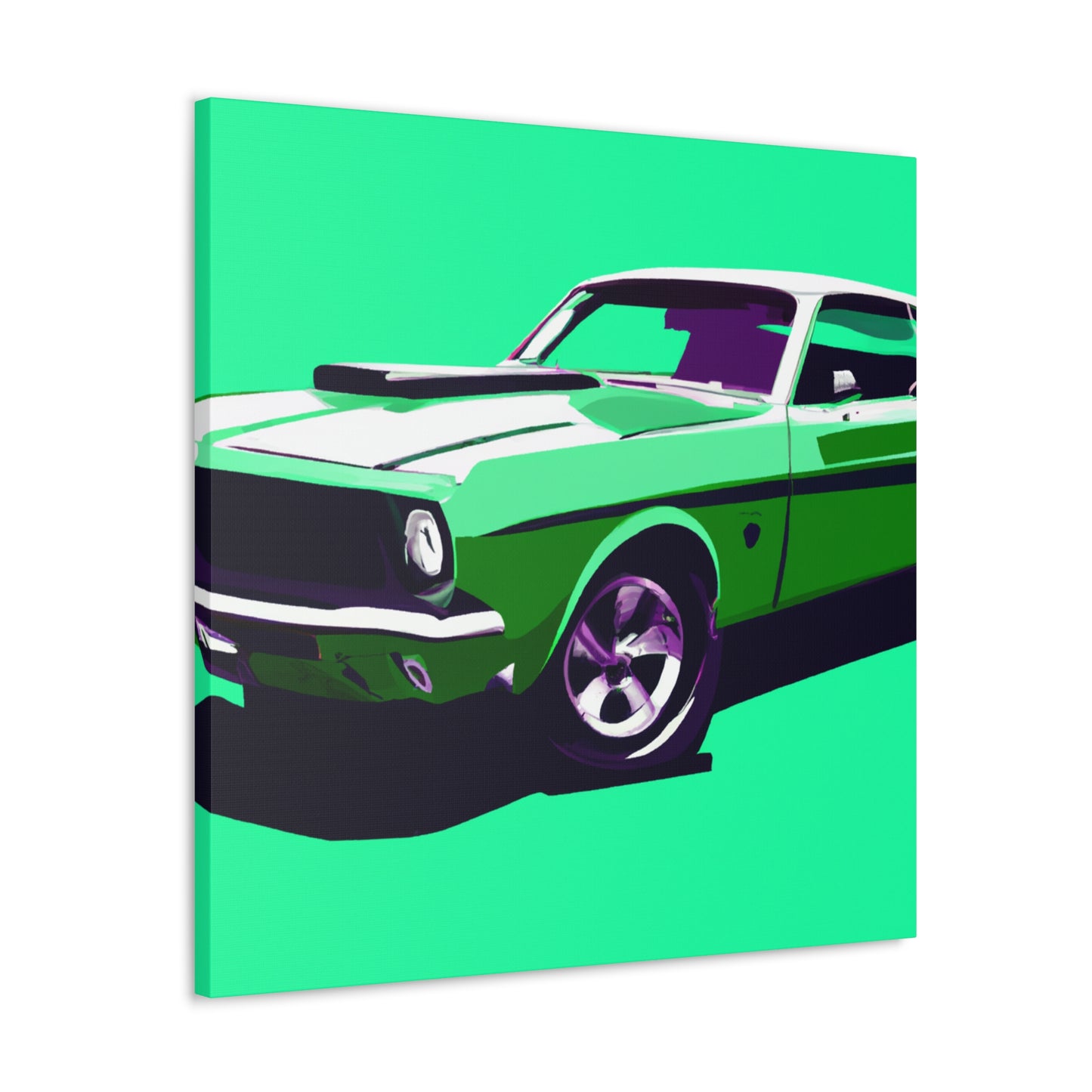 Rusty Ratrod - Automobile - Canvas