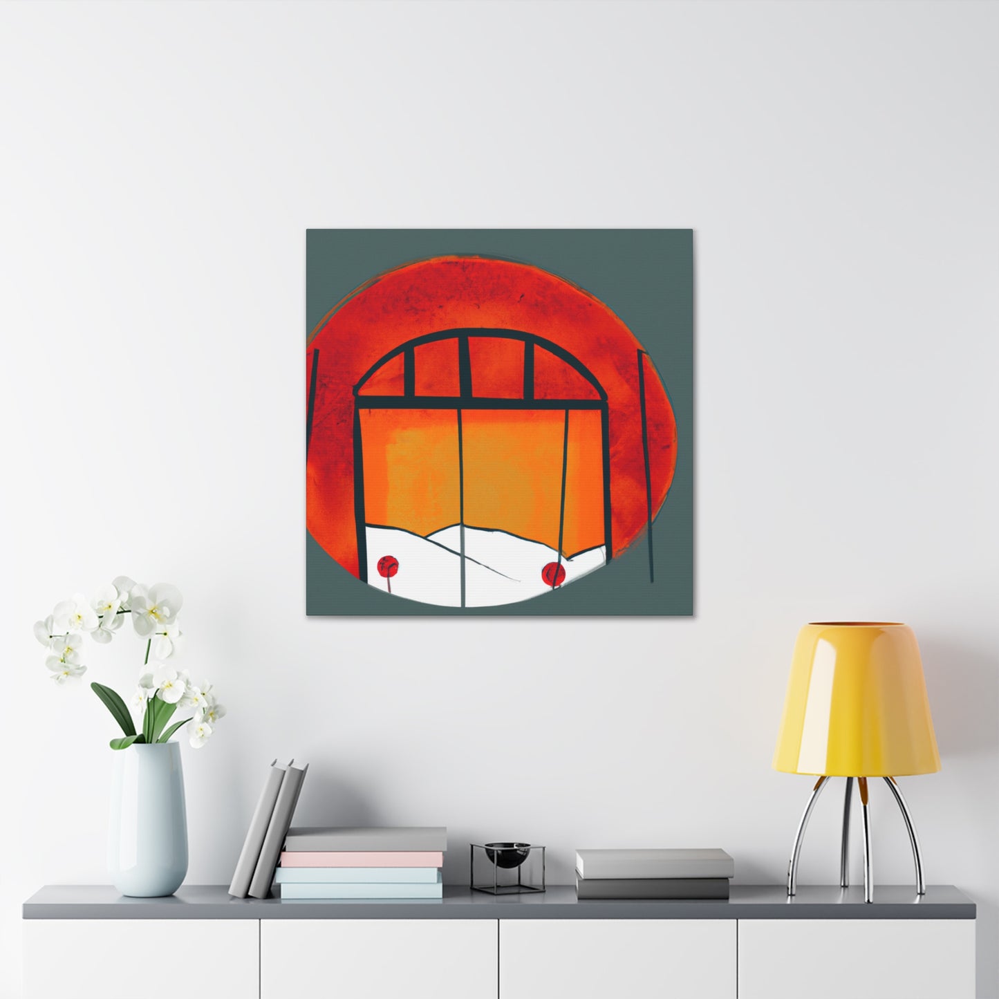 Window Seat- Midcentury Canvas