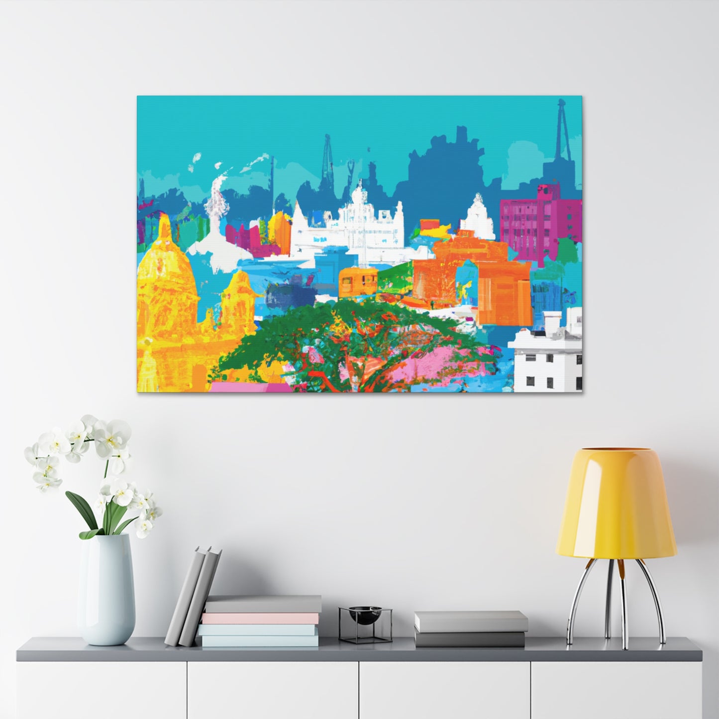 Ajanta Hills - Destination India - Canvas