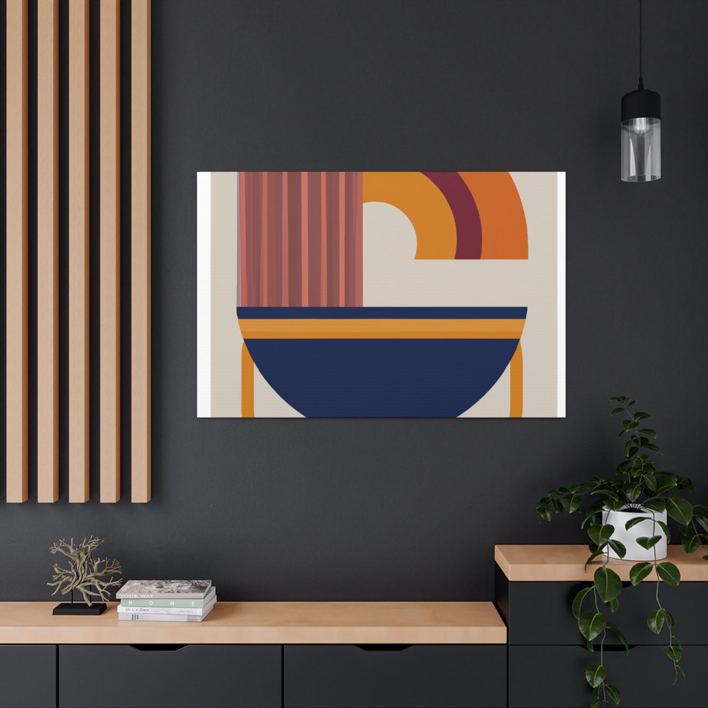 Fluffy Spikesquirrel - Midcentury Canvas
