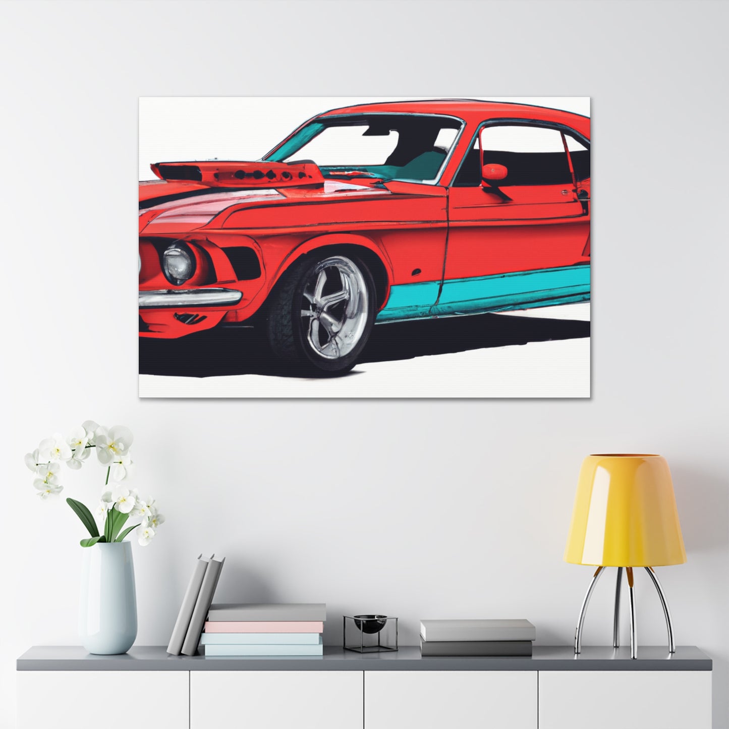 Backfire Beast - Automobile - Canvas