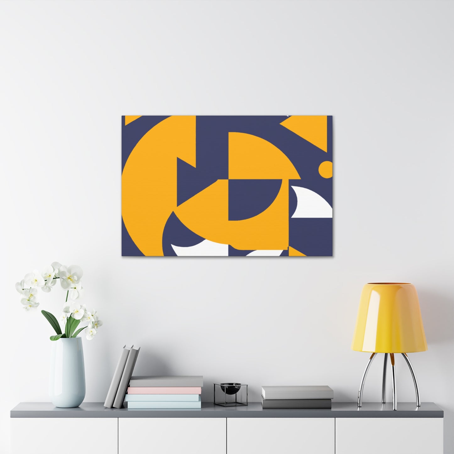 "Starry Escapades - Midcentury" - Canvas