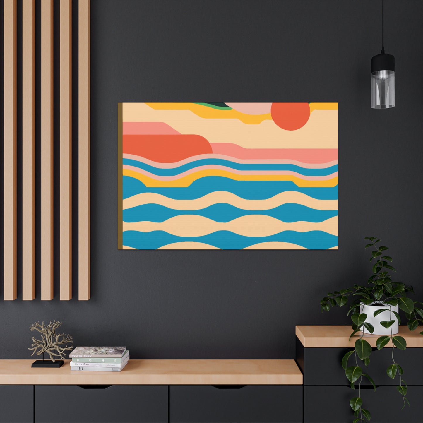 Cool Me Off - Midcentury Canvas