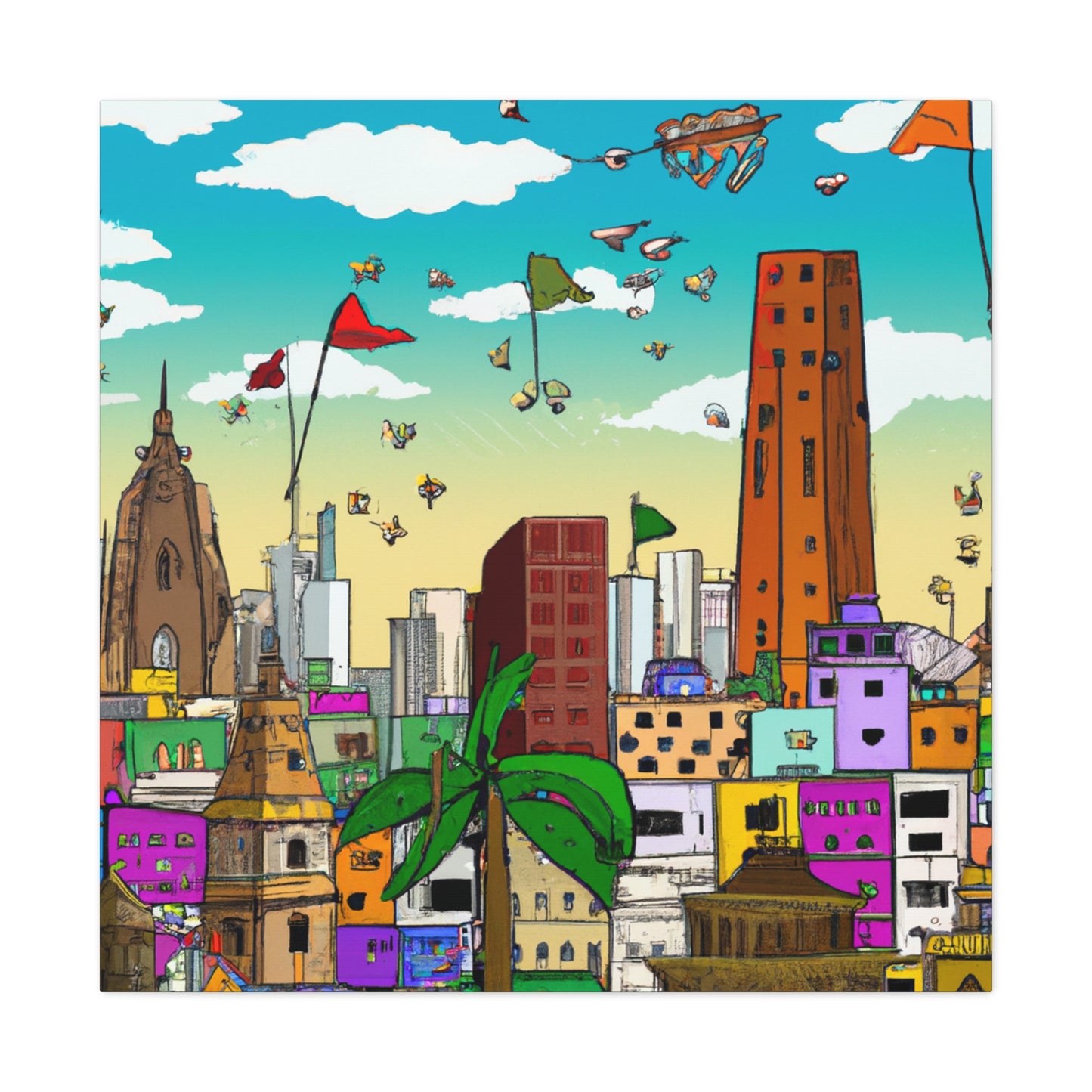 Saffron Spice - Destination India - Canvas