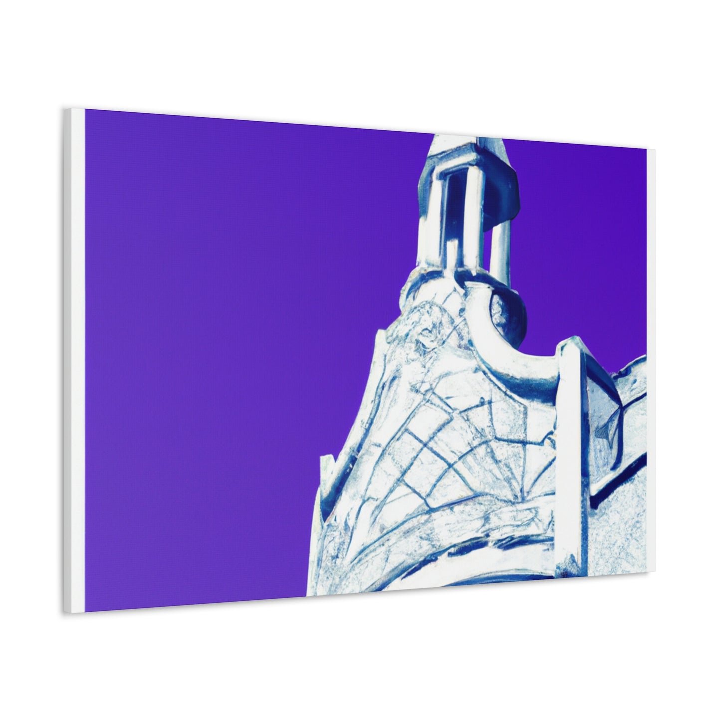 'The Majestic Metropolis' - Art Deco Architectural Canvas