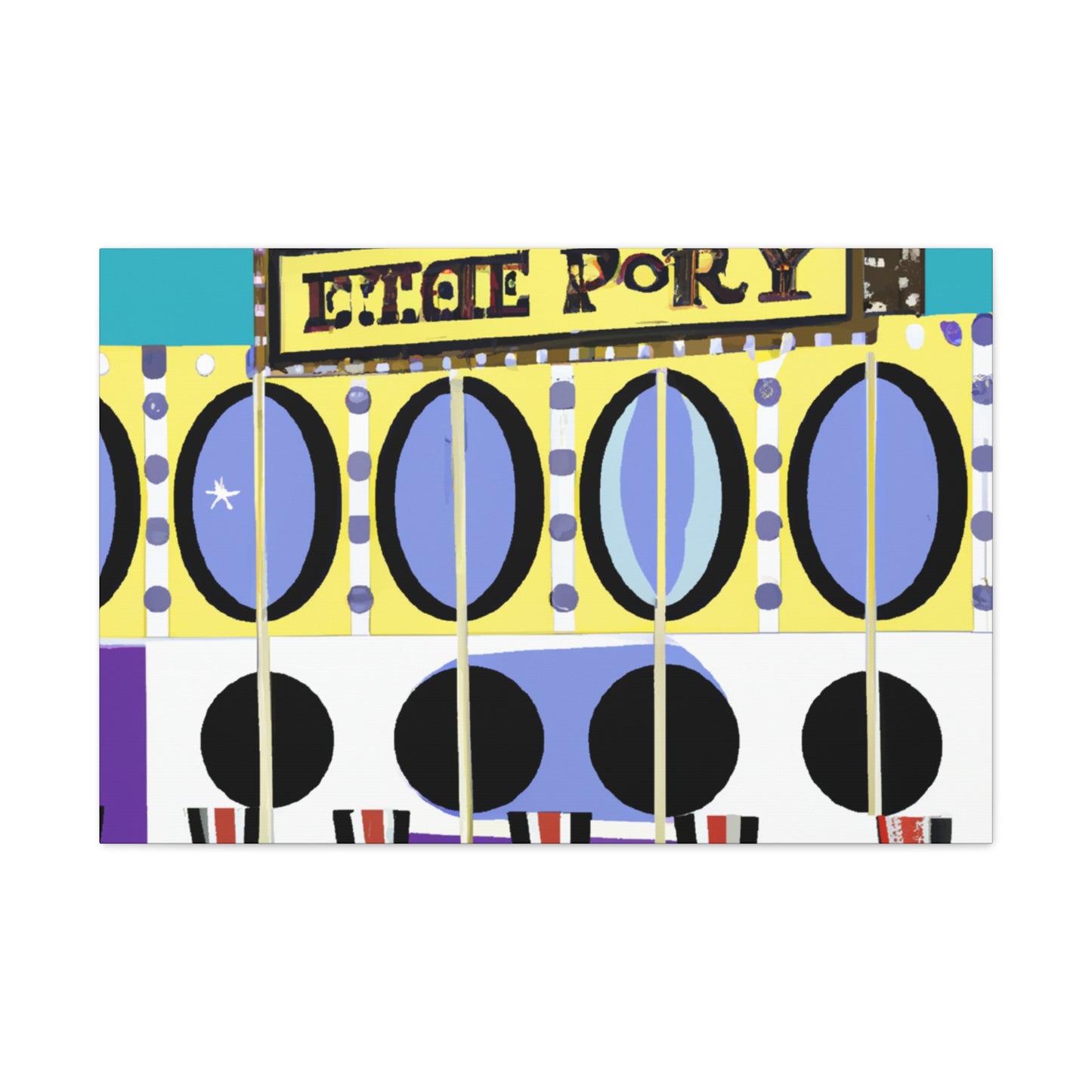 Kwik-Peep Mirror Shop. - Canvas - Pop Art
