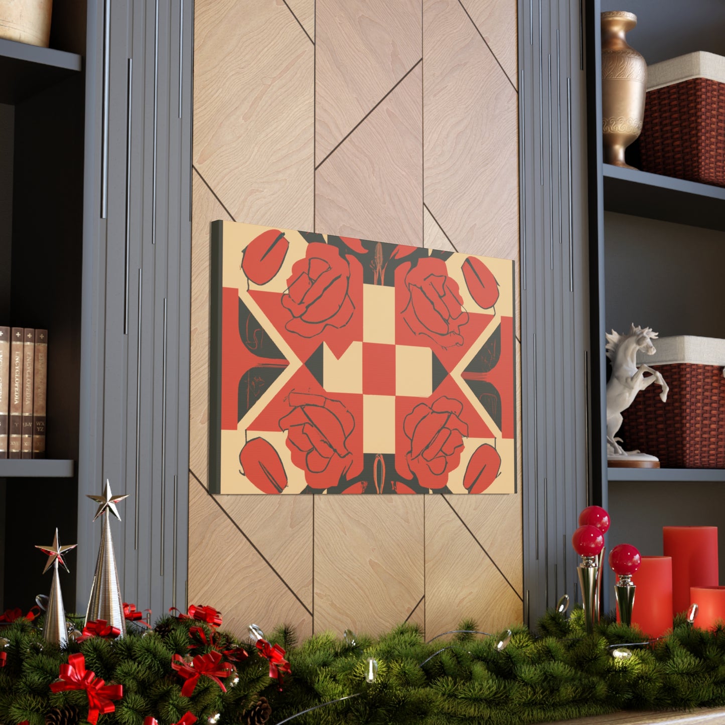 Game Of Roses - Midcentury Canvas