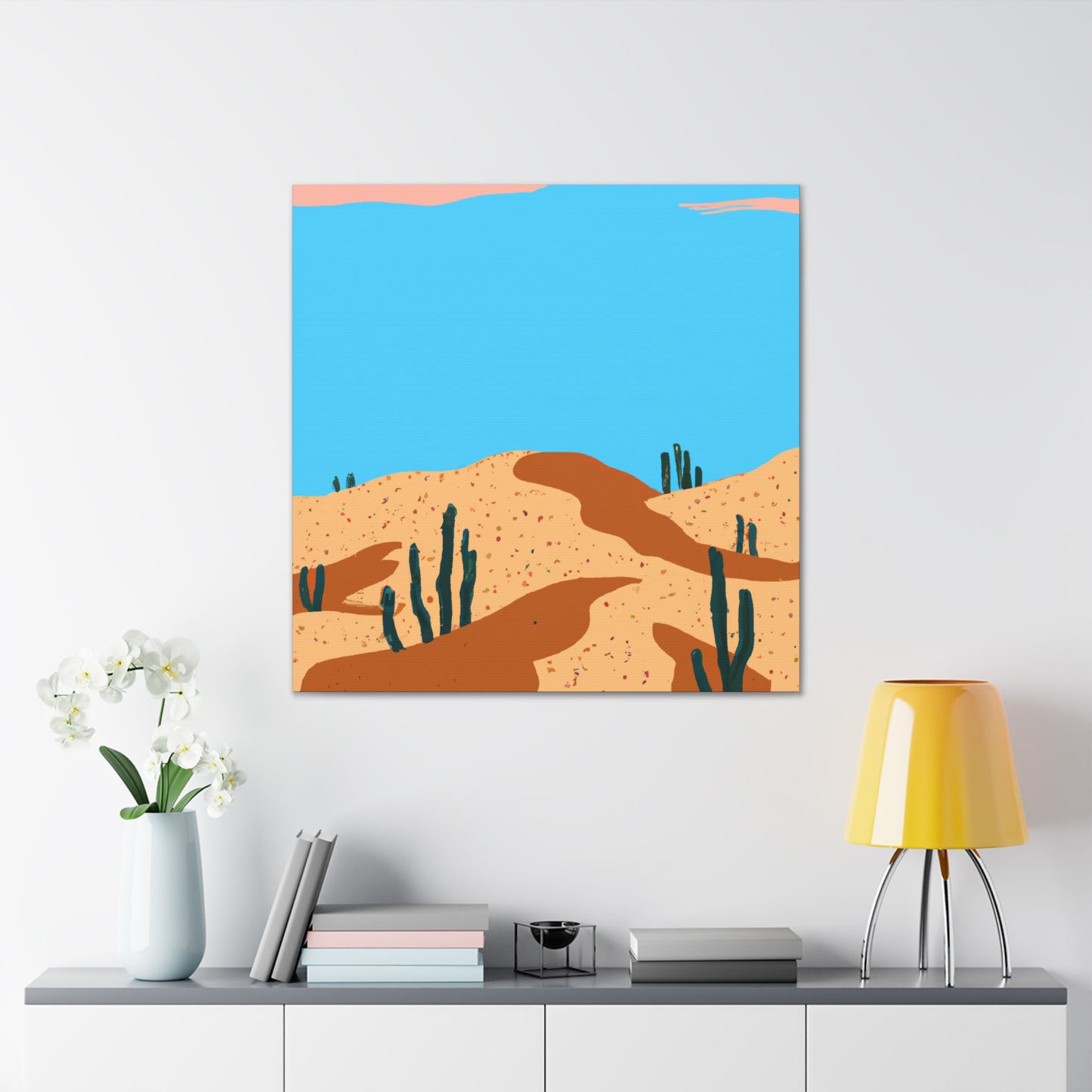 Easton Paisley - Vintage Contemporary - Desert - Canvas