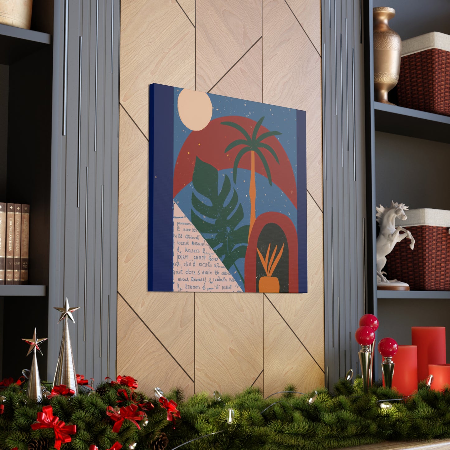 Fleececoat Mittenscat - Midcentury Canvas