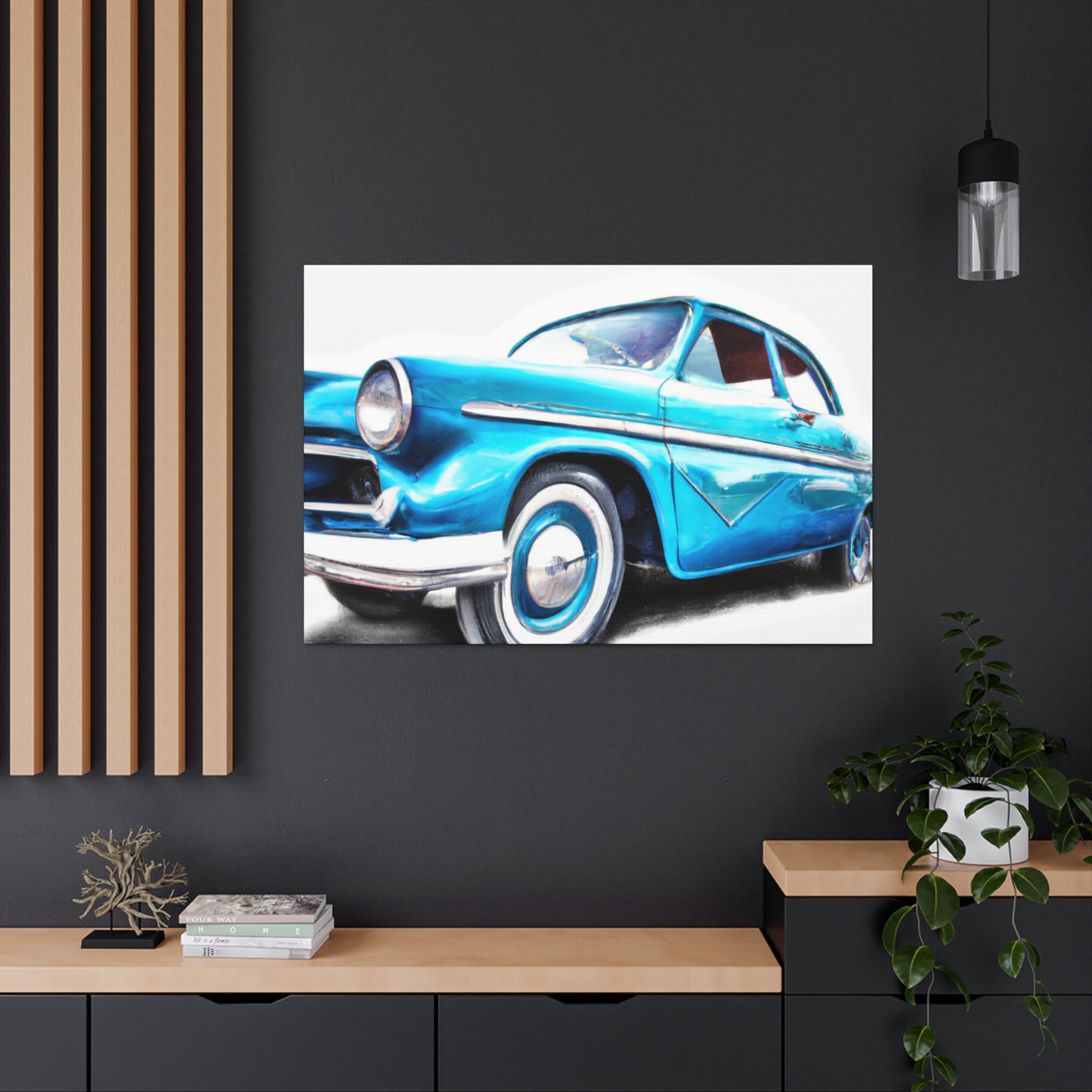 Old Bluey- Automobile Canvas