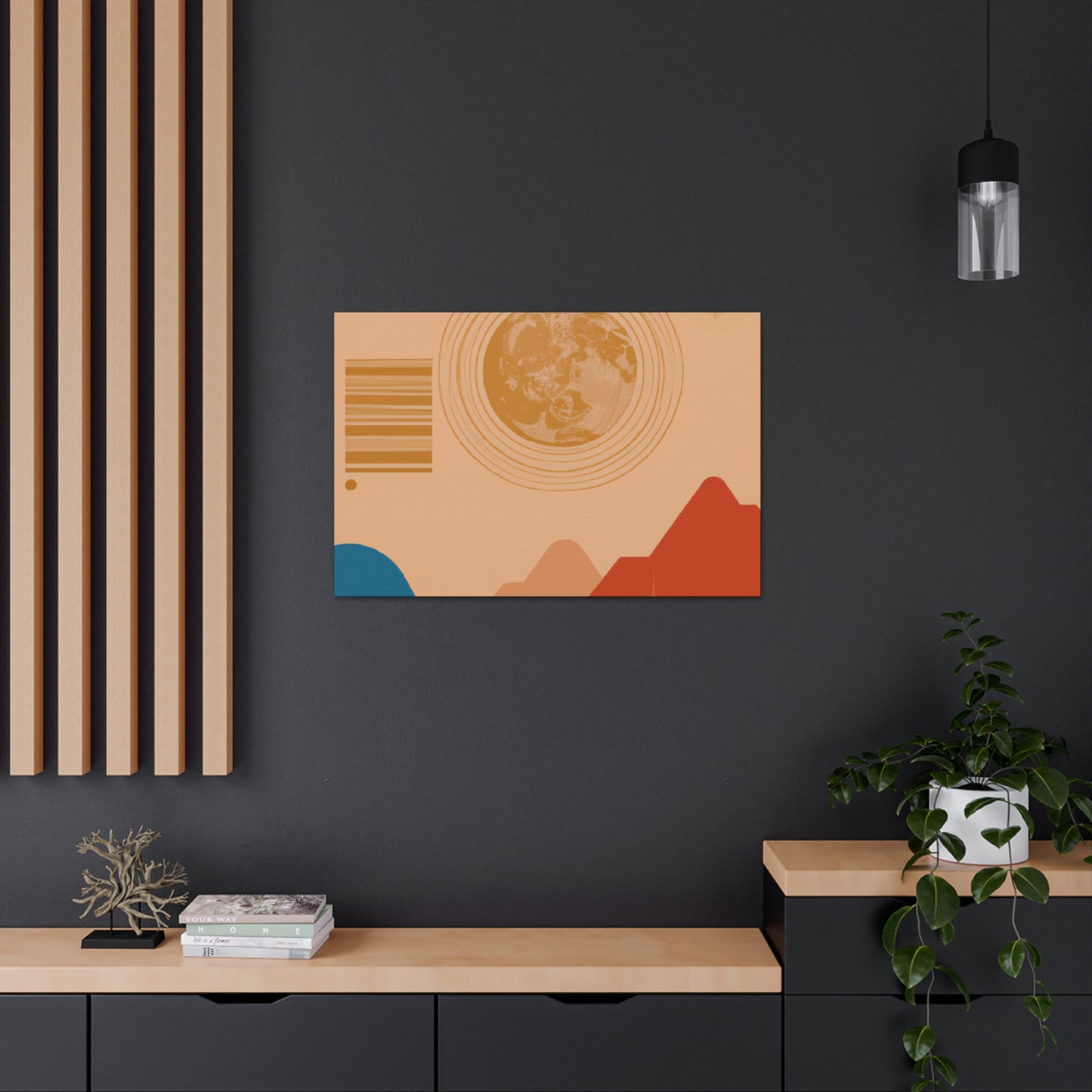 Earthy - Midcentury Canvas