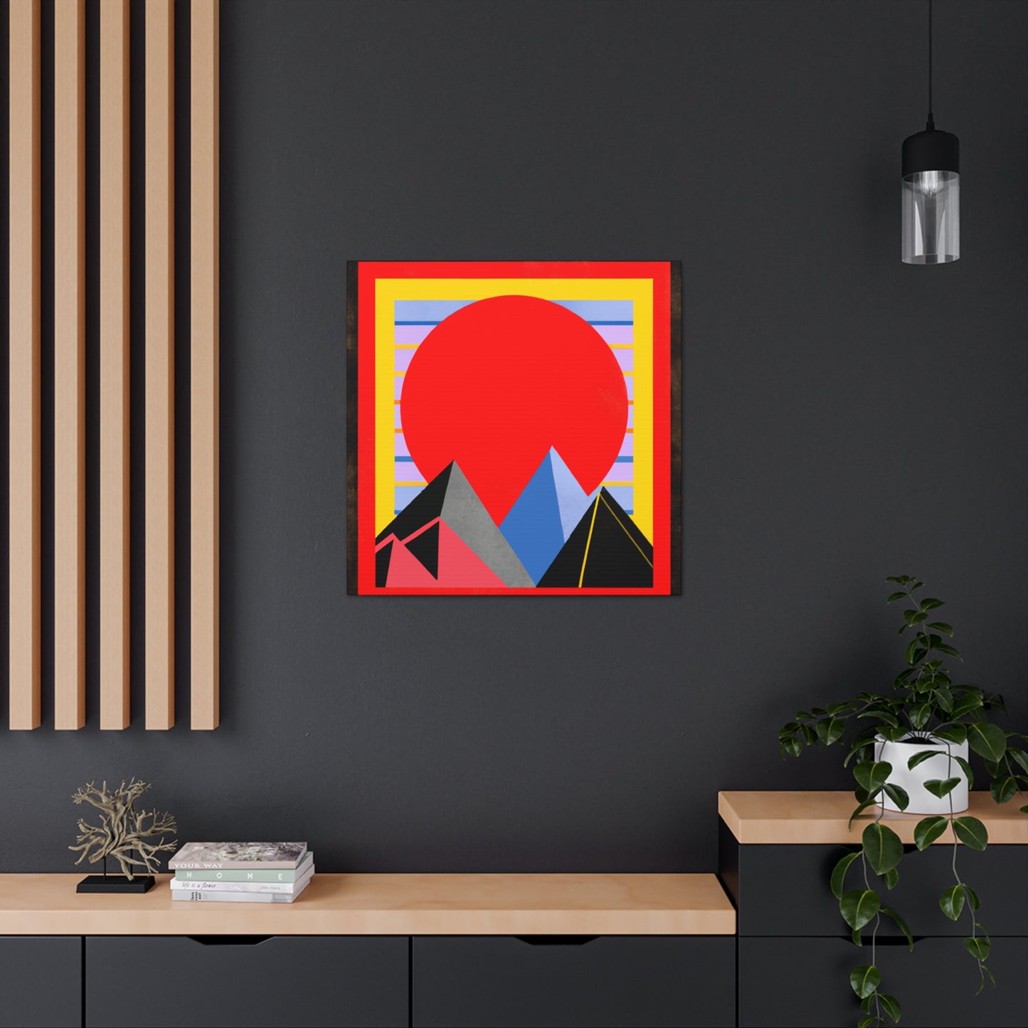 Redsun - Midcentury Canvas