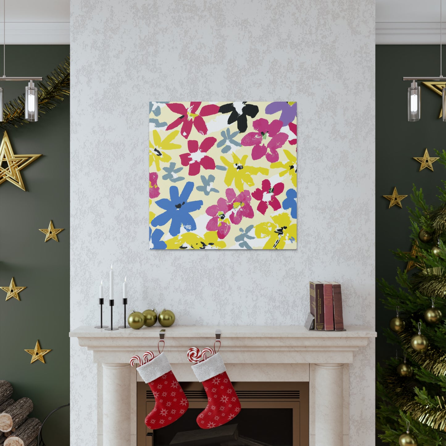 "Seeded with Love" - Floral Canvas