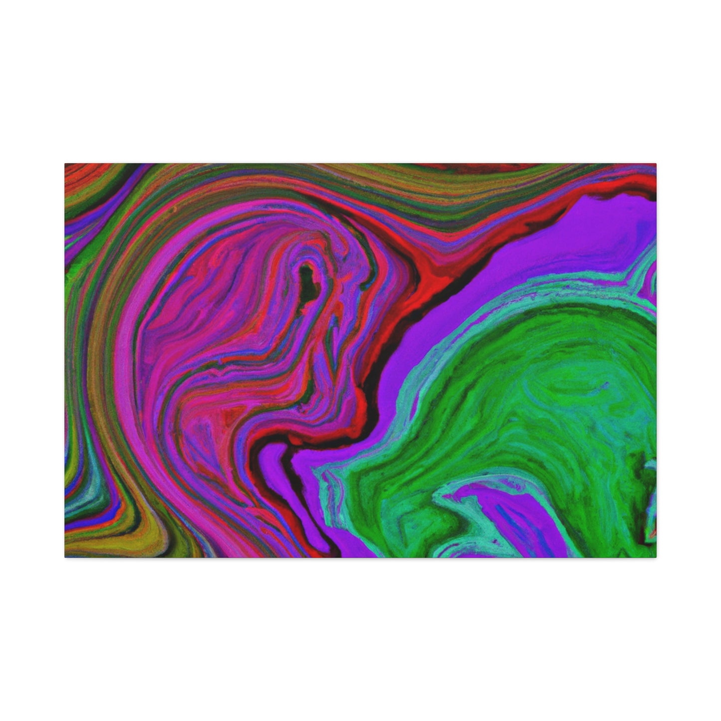 Aqua Mist - Abstract - Canvas