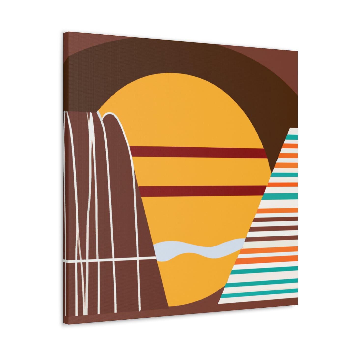 Peru- Midcentury Canvas