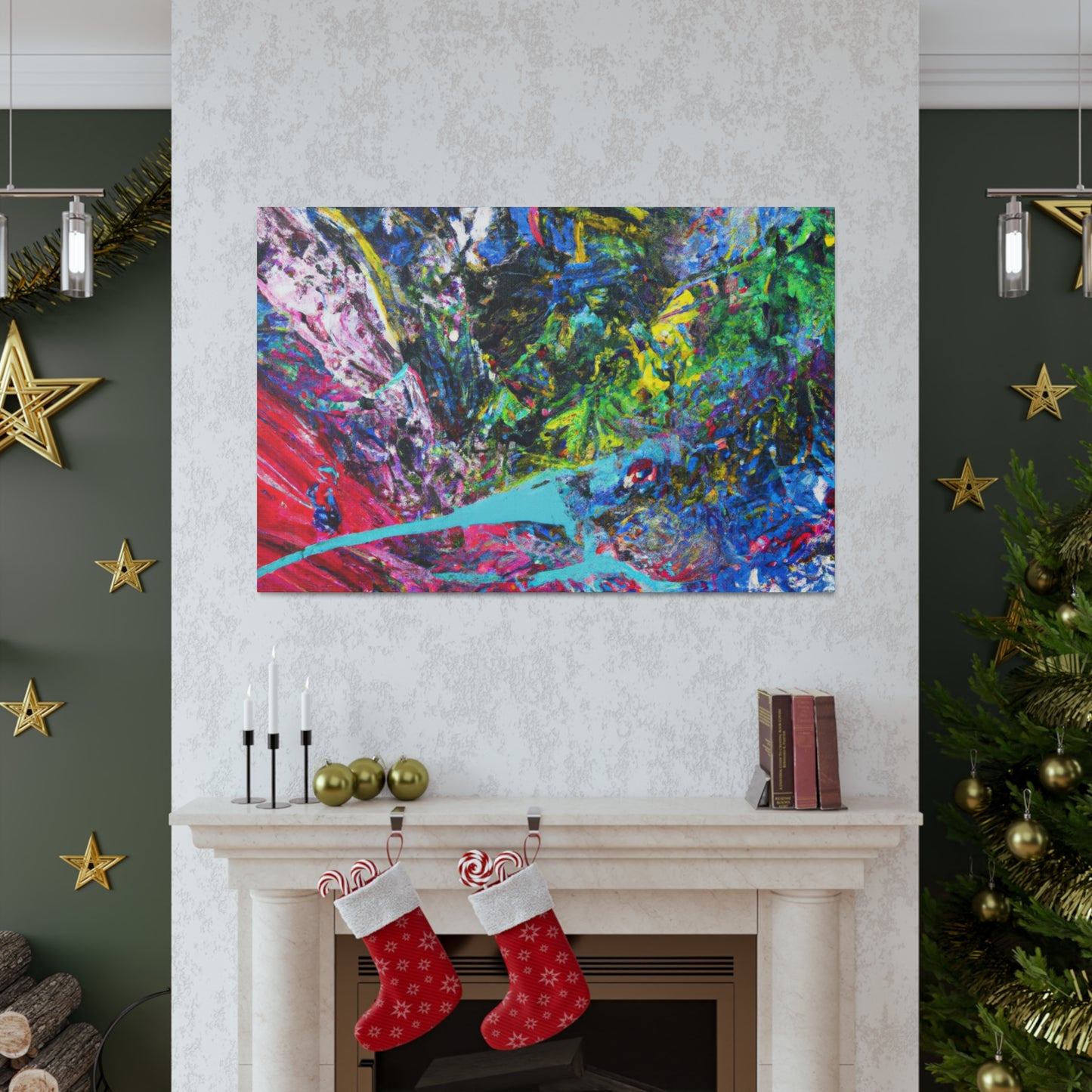 'Happy Family Reunion' - Abstract Canvas