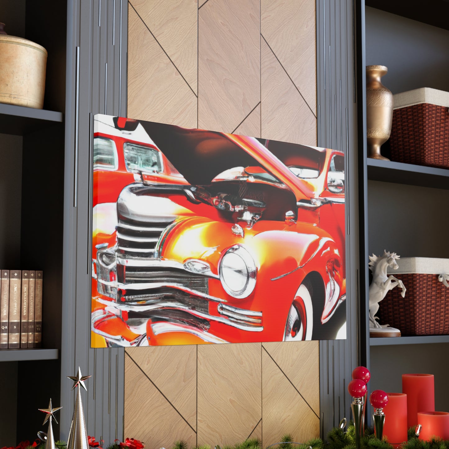 Redish Relic - Automobile Canvas