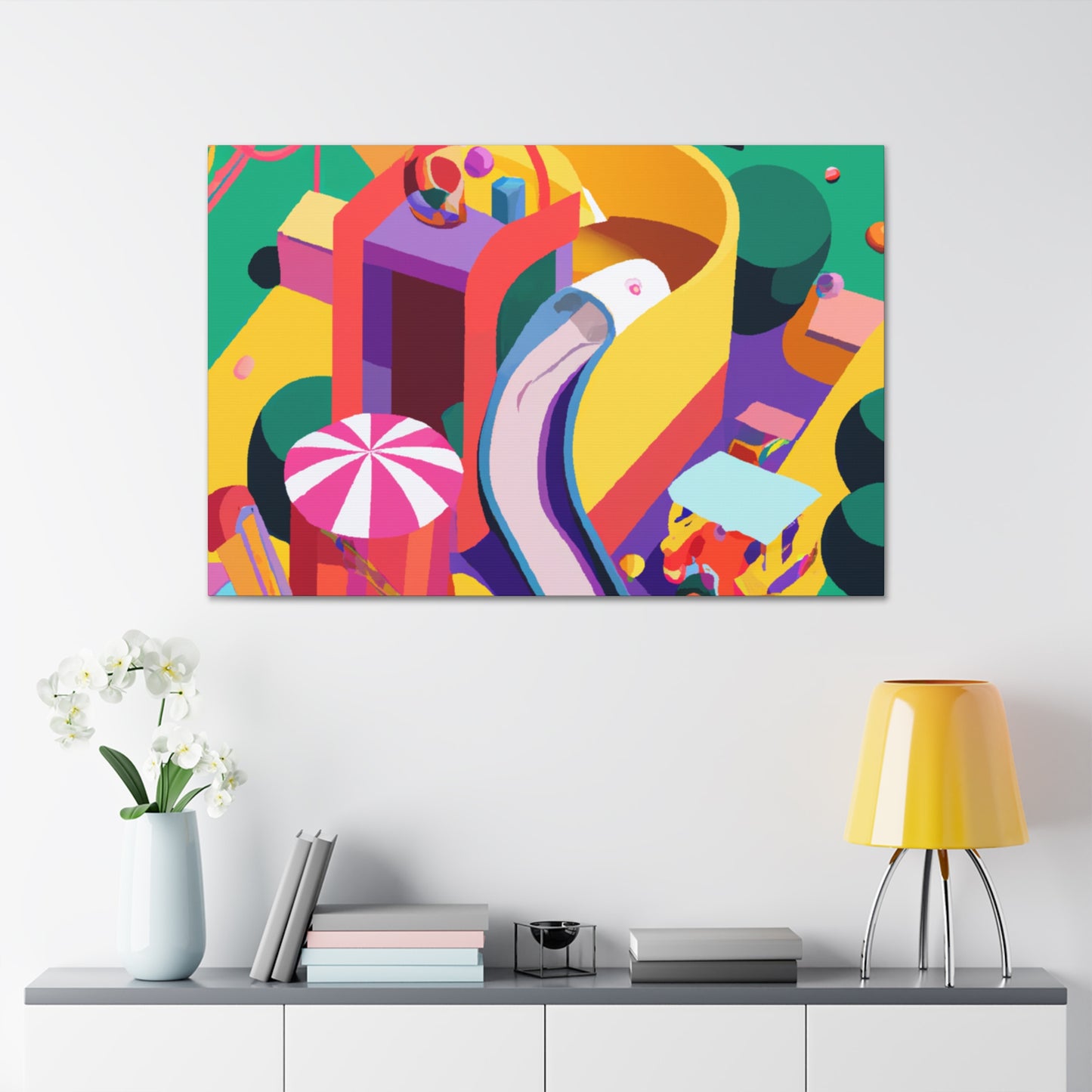 Cotton Candy Castle-Amusement - Canvas