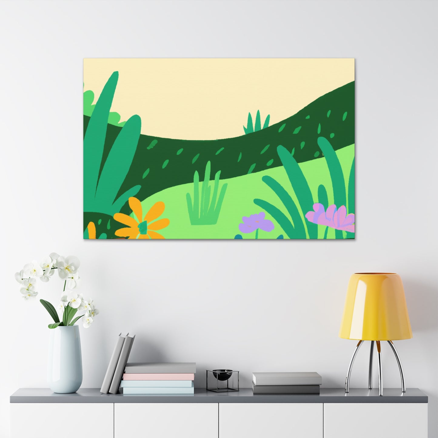 Blooming Veil - Landscape - Canvas