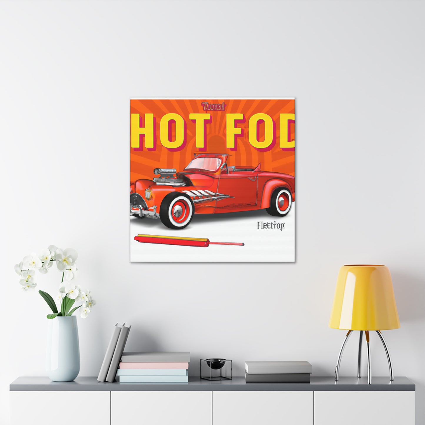 Turbo Grayhound - Automobile - Canvas