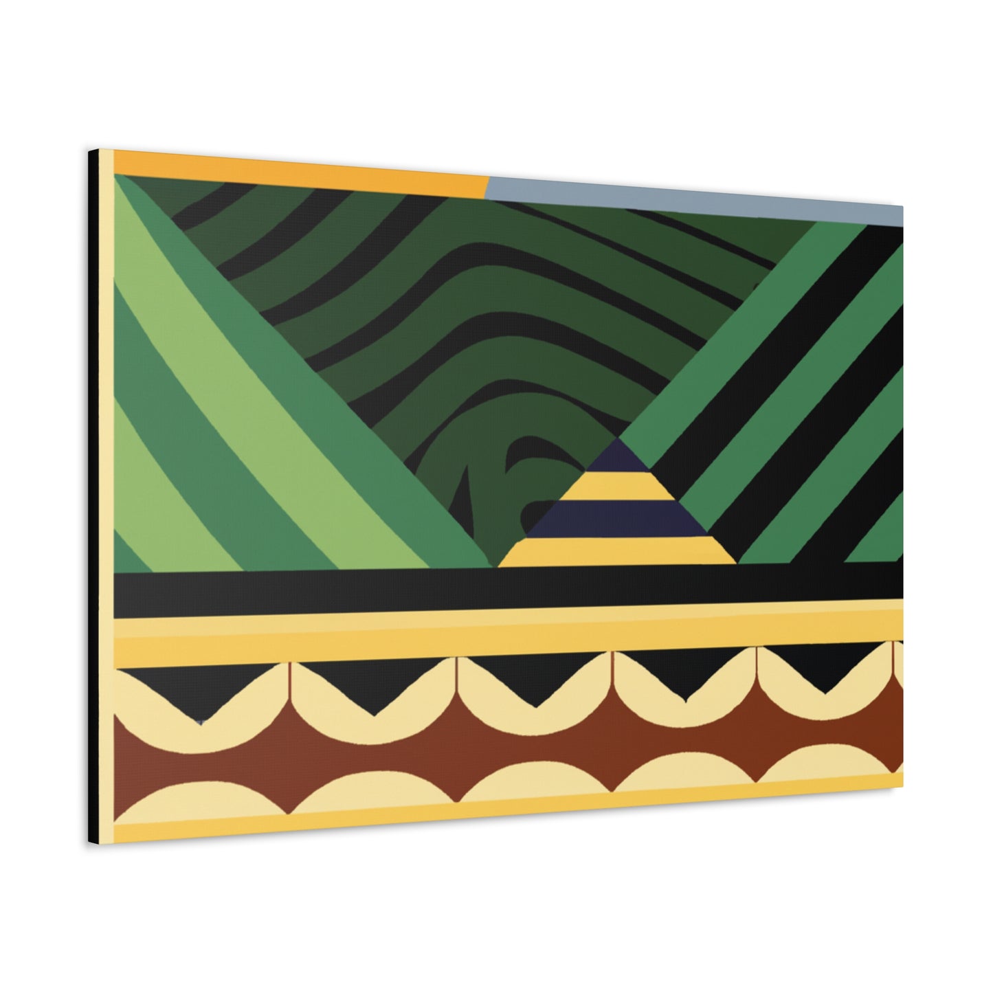 Flecked Feathered Friend - Midcentury Canvas