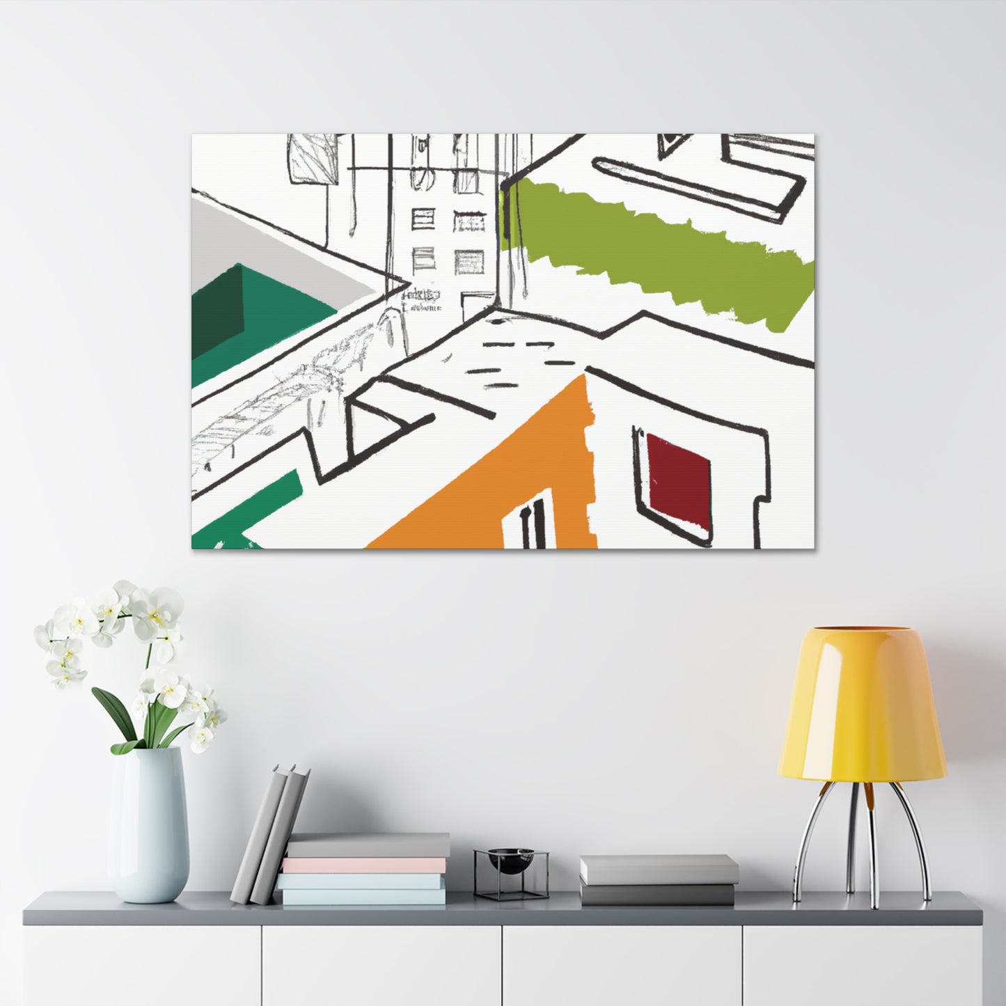 Giovanni Battista Corvini - Canvas - Architectural