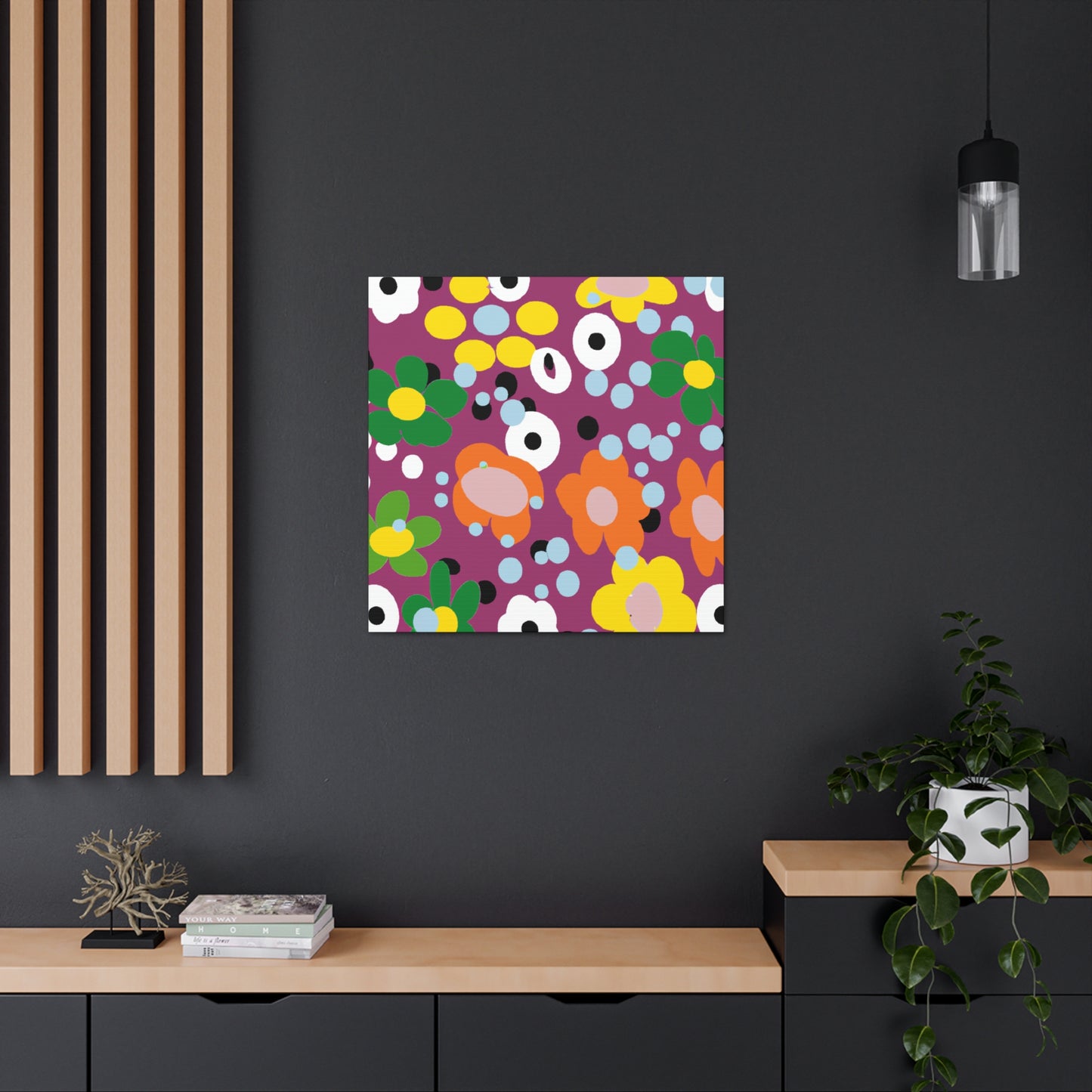 "Floral Fantasia" - Floral Canvas