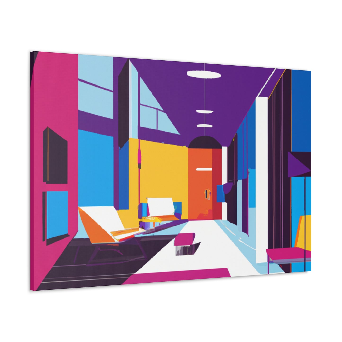 Atomic Radiance - Midcentury - Canvas
