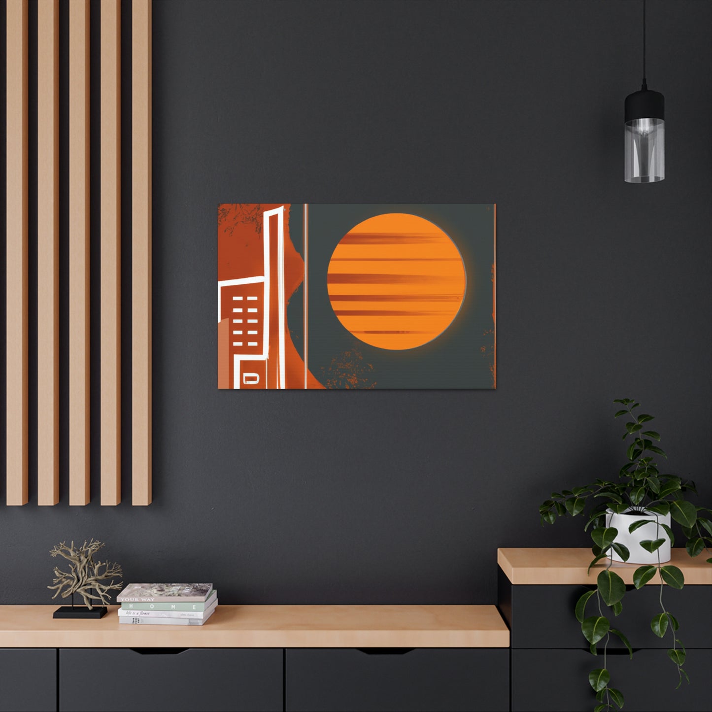 Full Blown - Midcentury Canvas