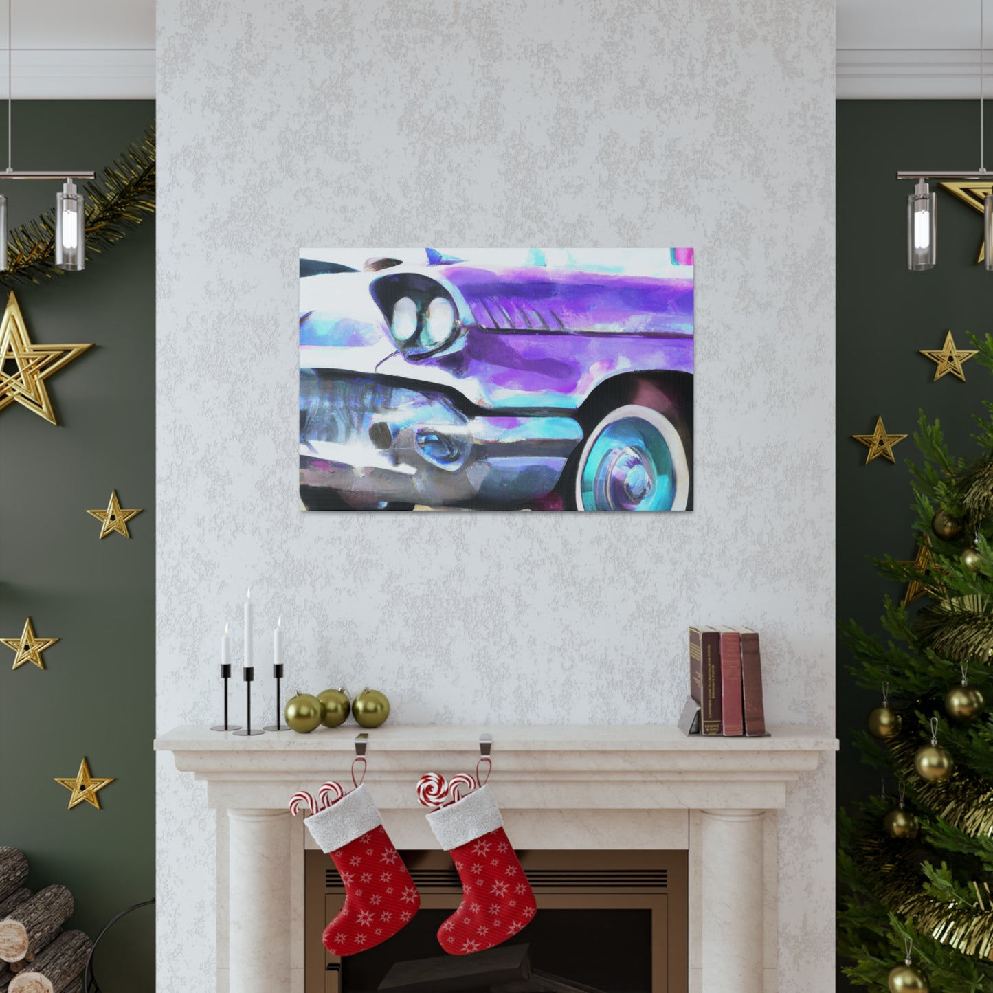 "Surging Tide". - Automobile Canvas