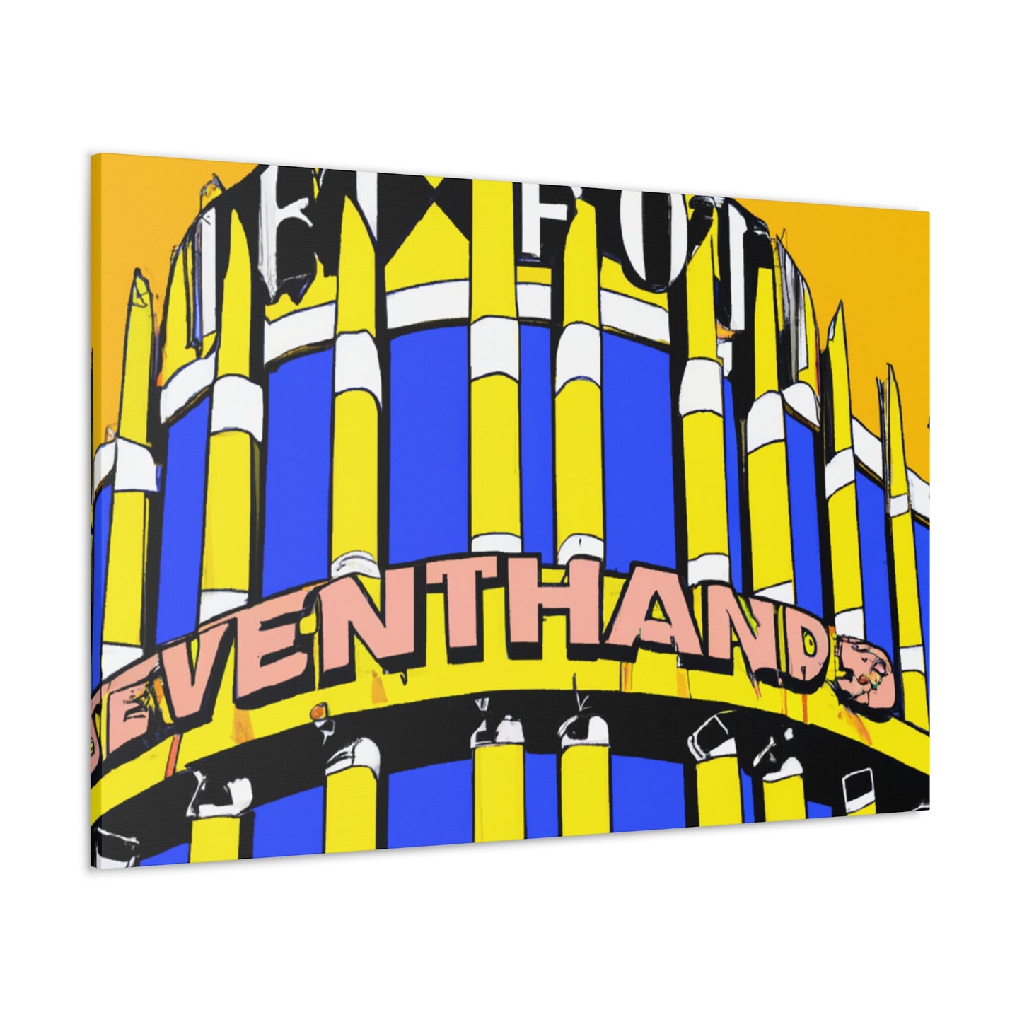 Column Town - Canvas Pop art