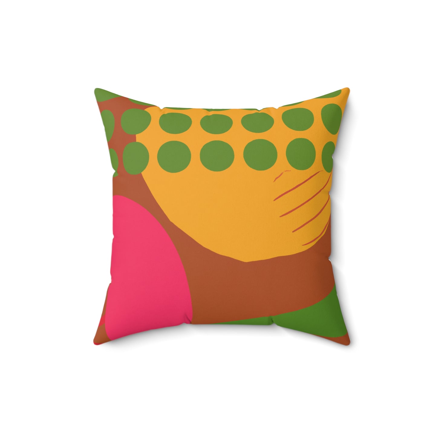 Spun Polyester Square Pillow