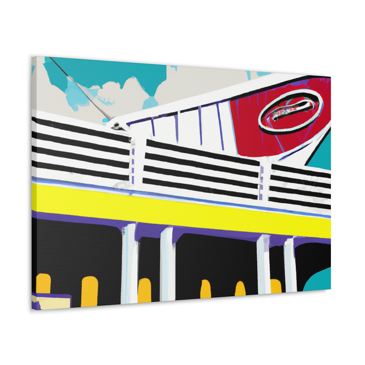"Happy Days Diner" - Pop Art Canvas