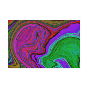 Aqua Mist - Abstract - Canvas
