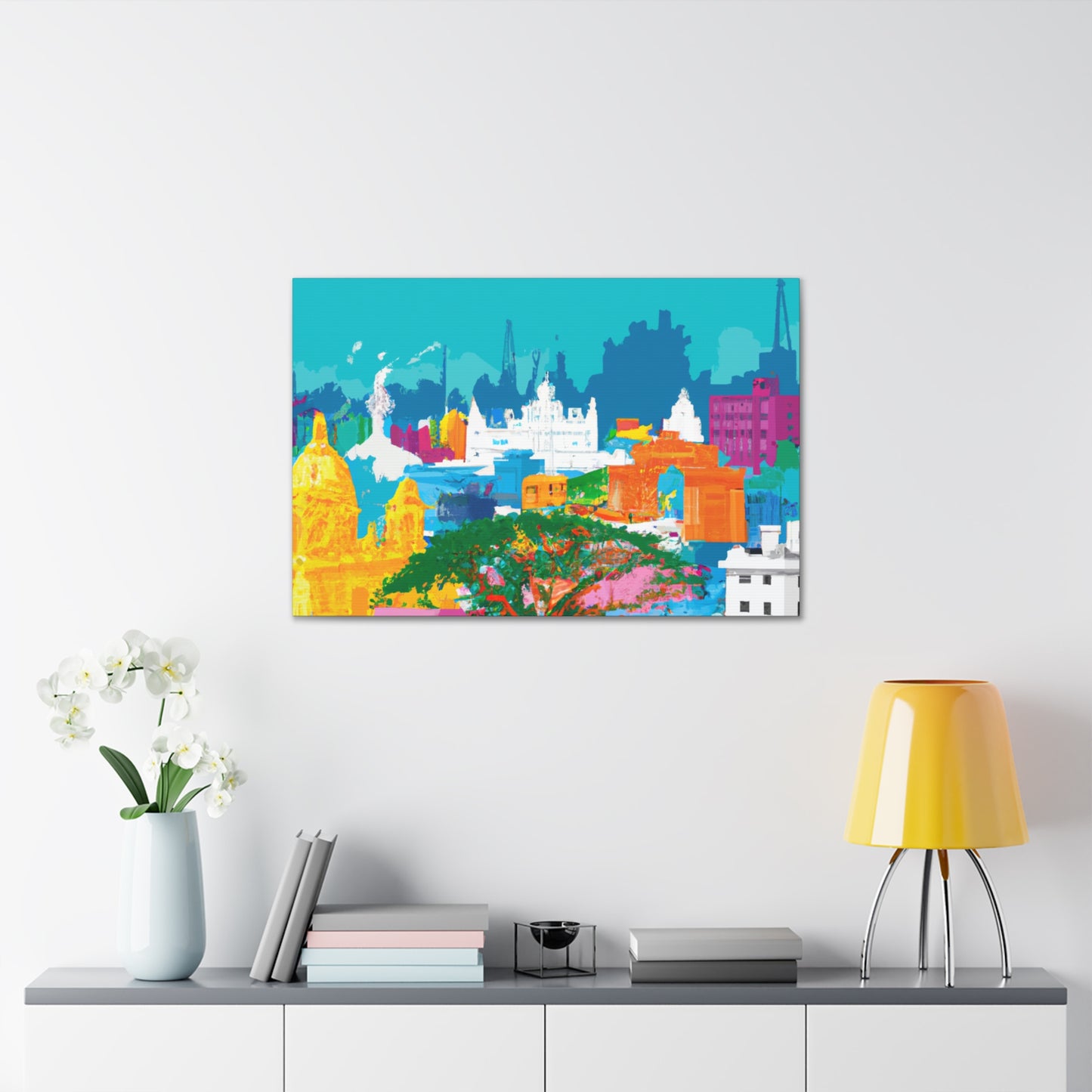 Ajanta Hills - Destination India - Canvas